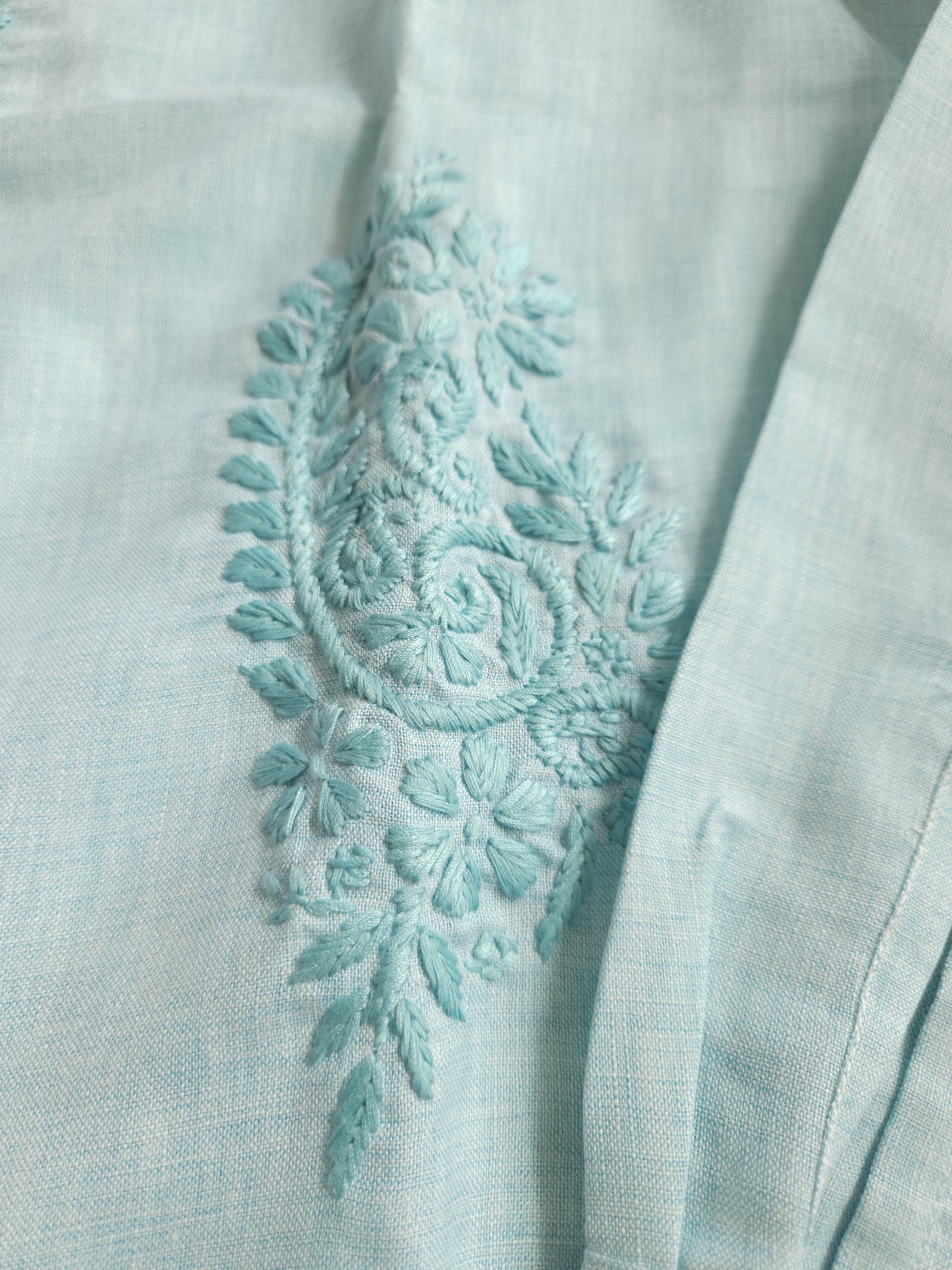 Linen Shirt (Sea Green)