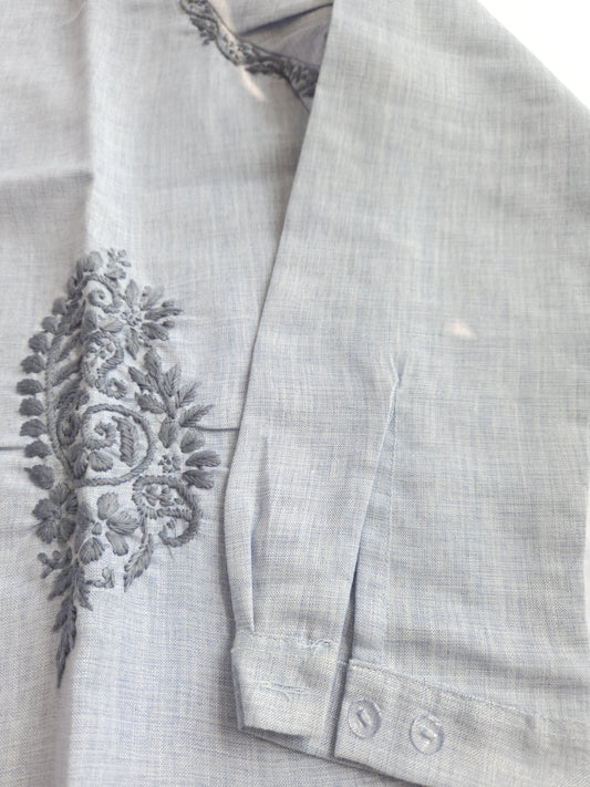 Linen Shirt (Gray)
