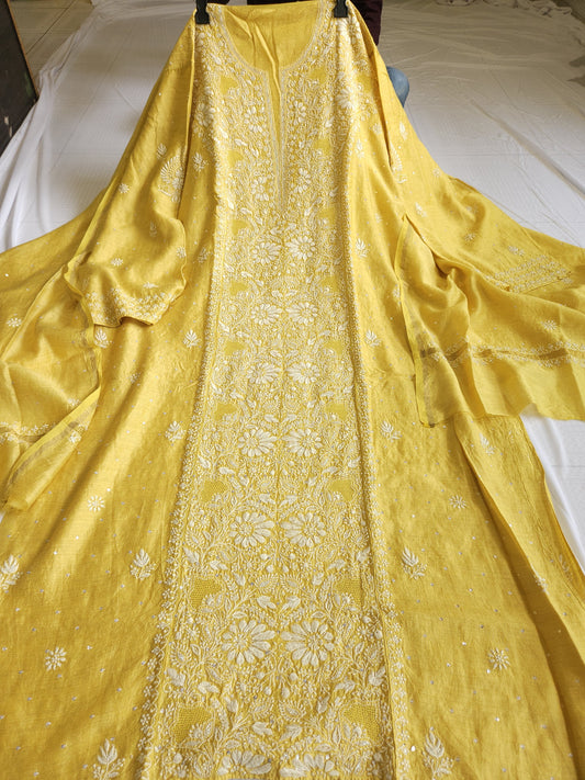 Moonga Silk 2-Piece Set (Dusty Yellow)