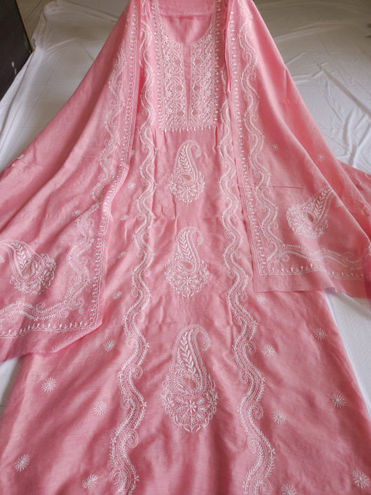 Moonga Silk 2-Piece Set (Onion Pink)