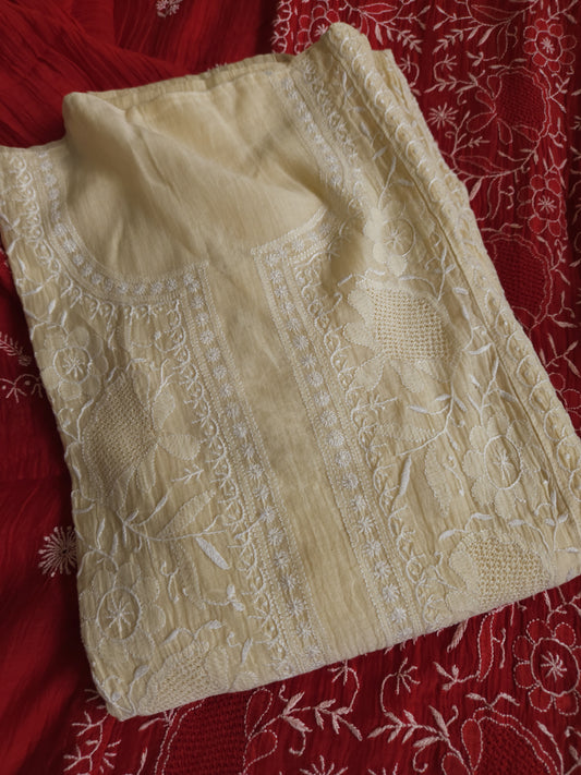 Malmal Chanderi 2-Piece Set (Multiple Colour Variants)