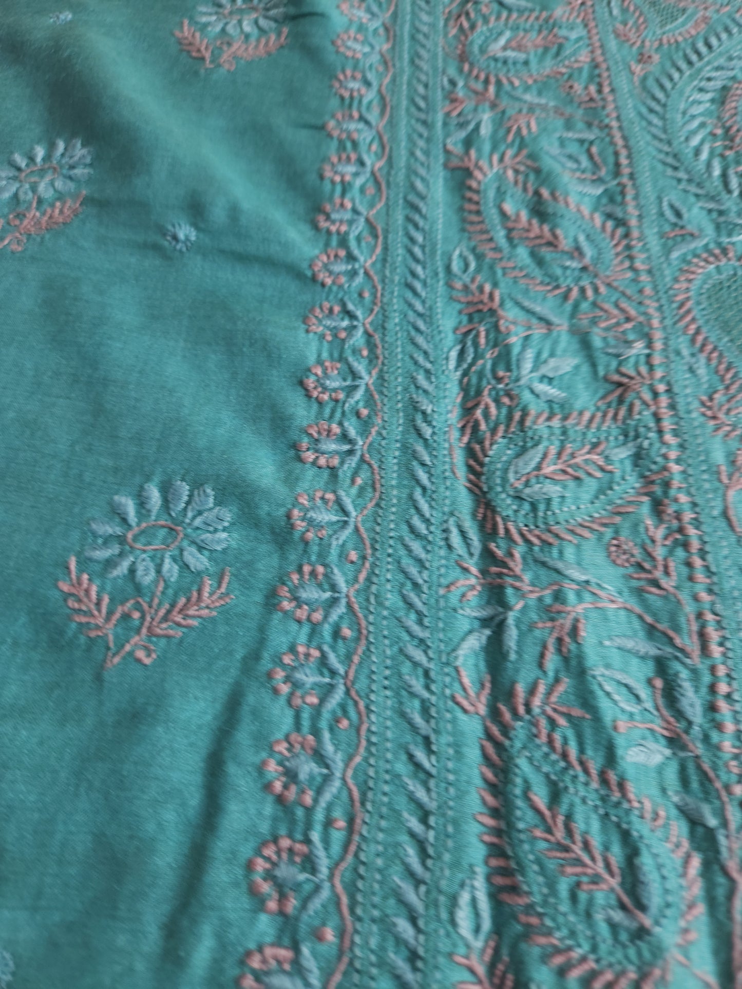 Moonga Silk 2-Piece Set (Dusty Teal)