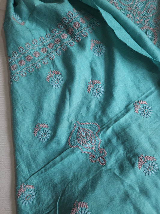 Moonga Silk 2-Piece Set (Dusty Teal)