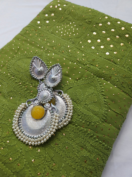 Viscose Georgette 3-Piece Suit Set(PS004)