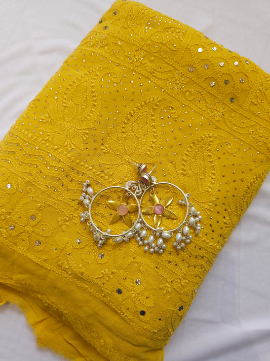 Viscose Georgette 3-Piece Suit Set(PS002)