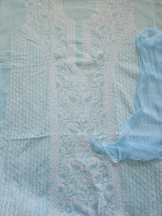 Cotton 3-Piece Suit (Blue) (PS058)