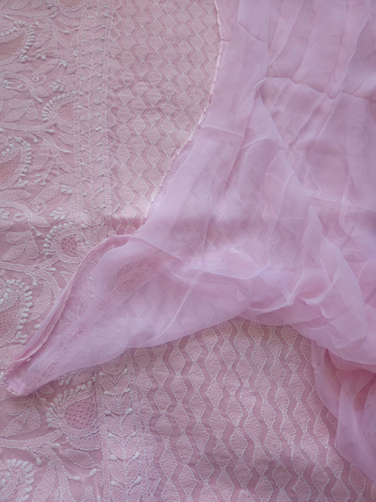 Cotton 3-Piece Suit (Onion Pink) (PS059)