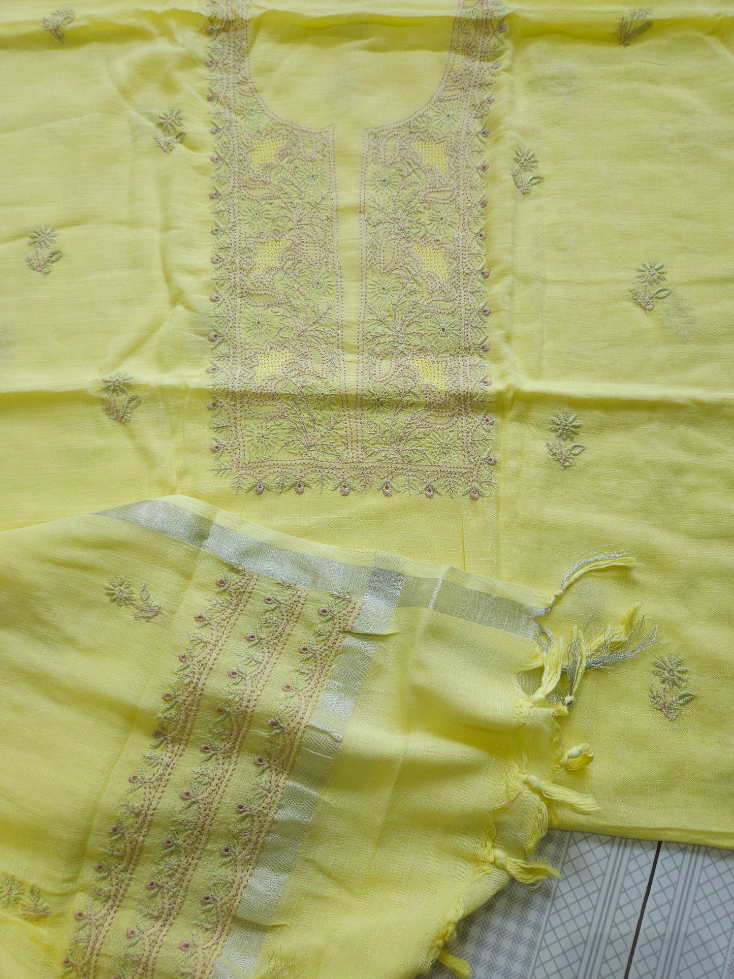 Bhagalpuri Linen 2-piece Suit