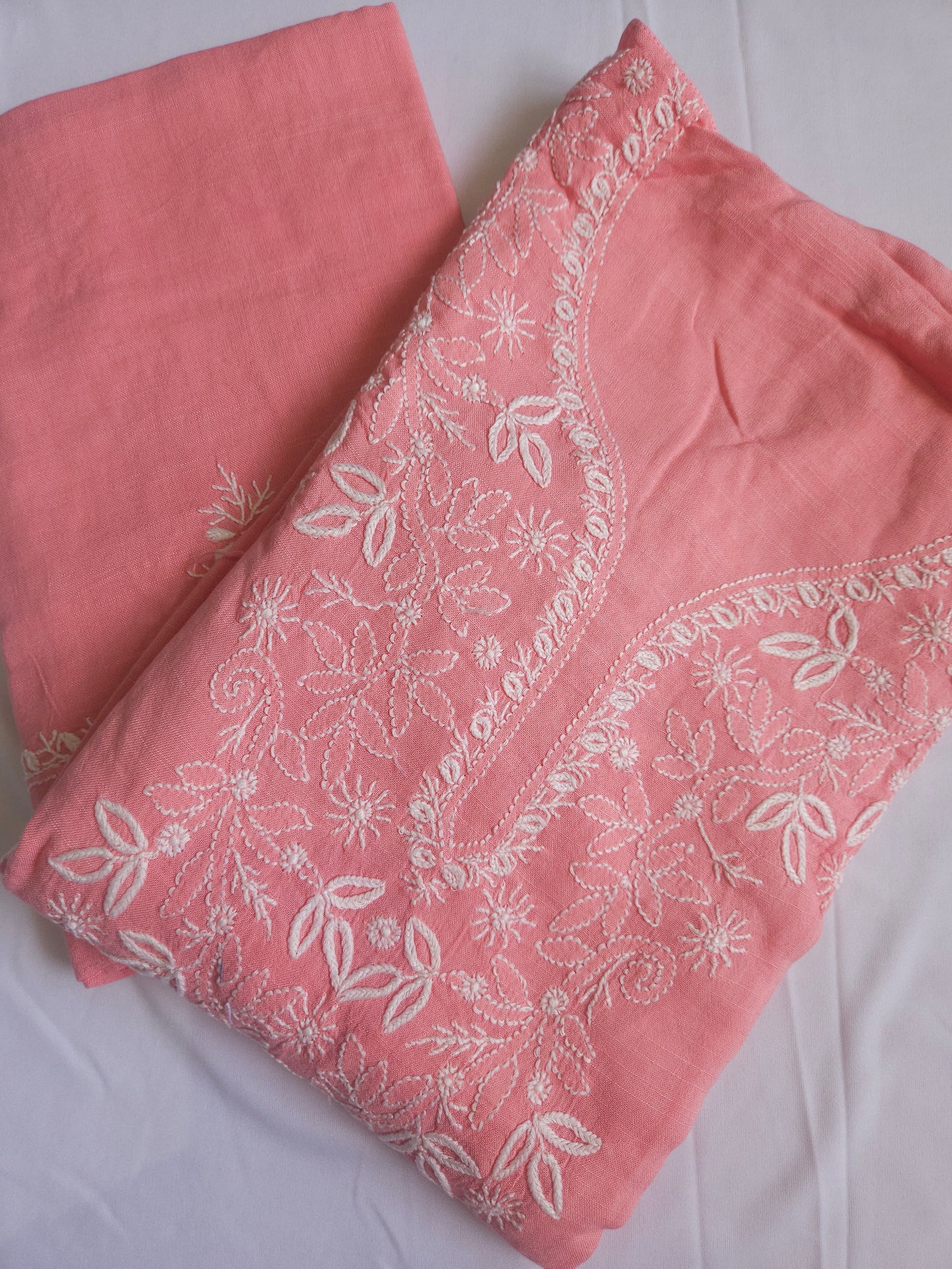 Linen Chikankari 2-Piece Suit