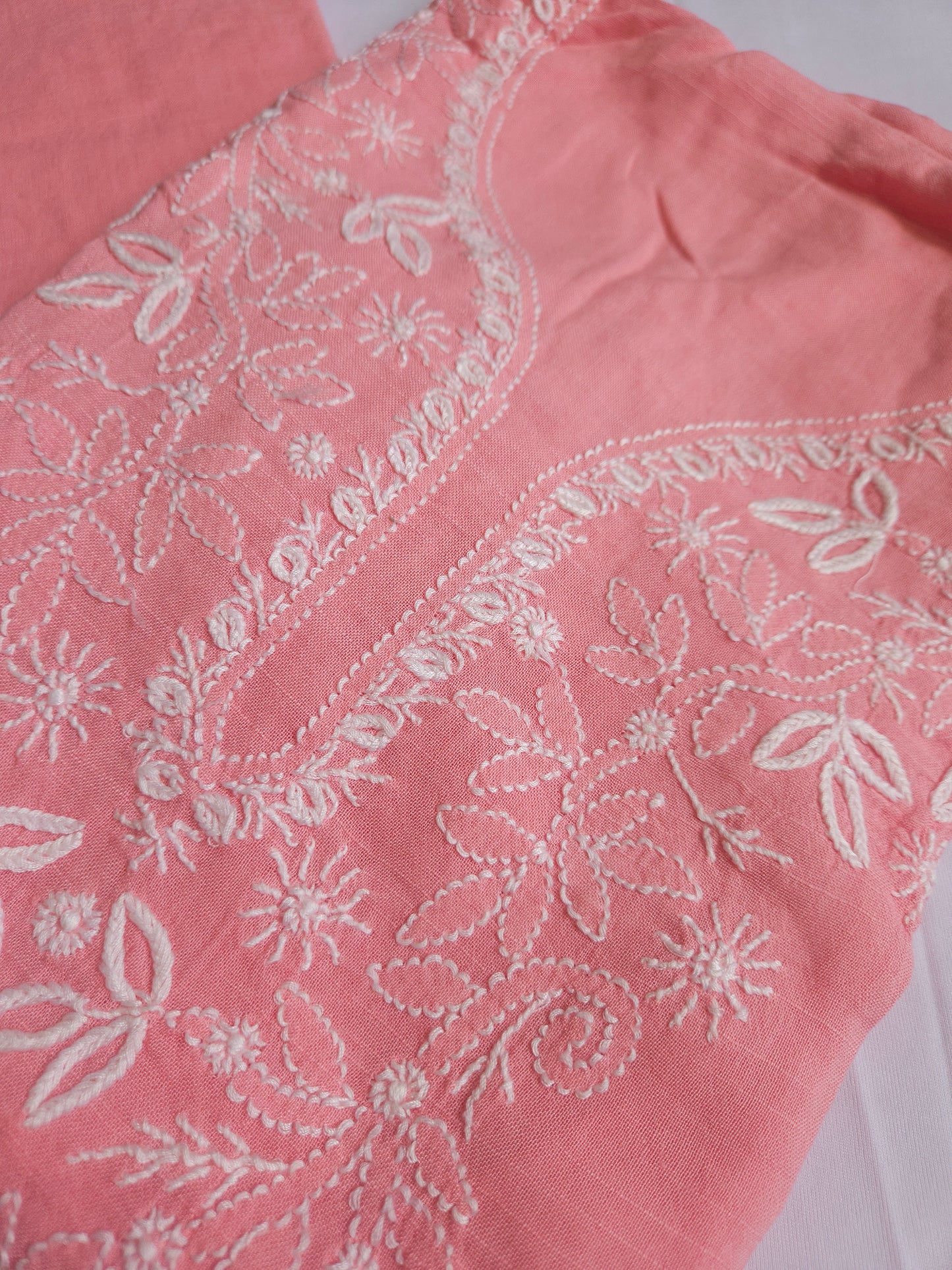 Linen Chikankari 2-Piece Suit