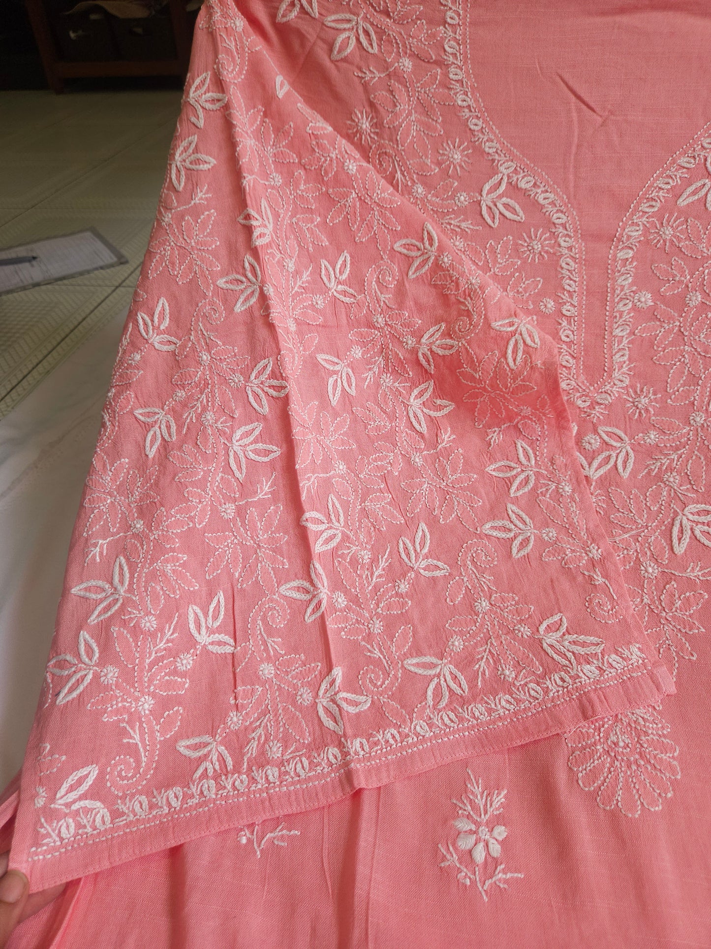 Linen Chikankari 2-Piece Suit