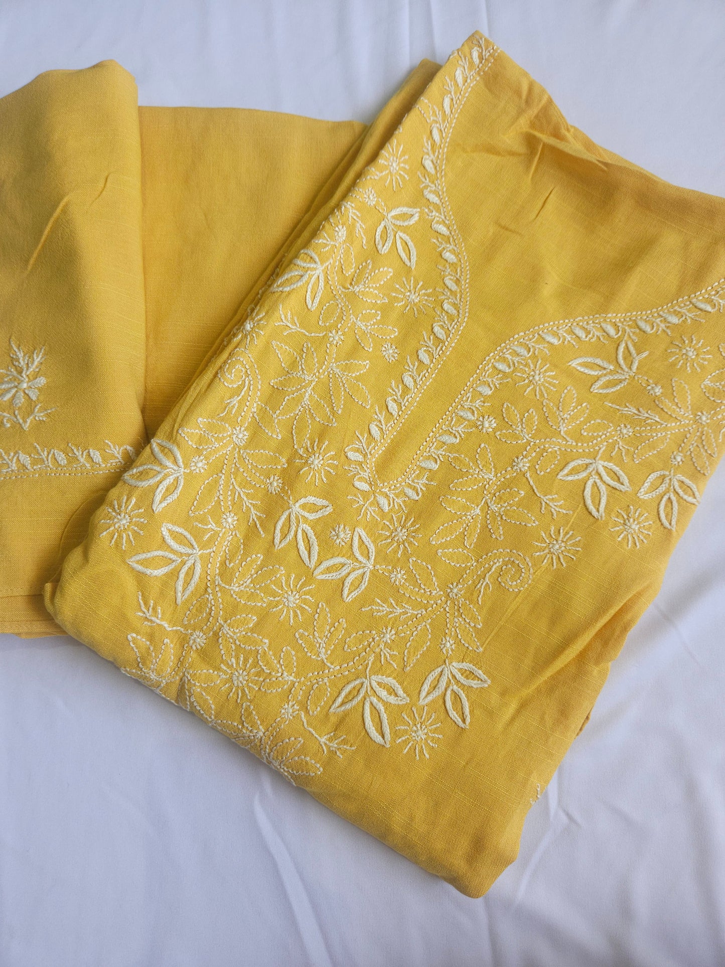 Linen Chikankari 2-Piece Suit
