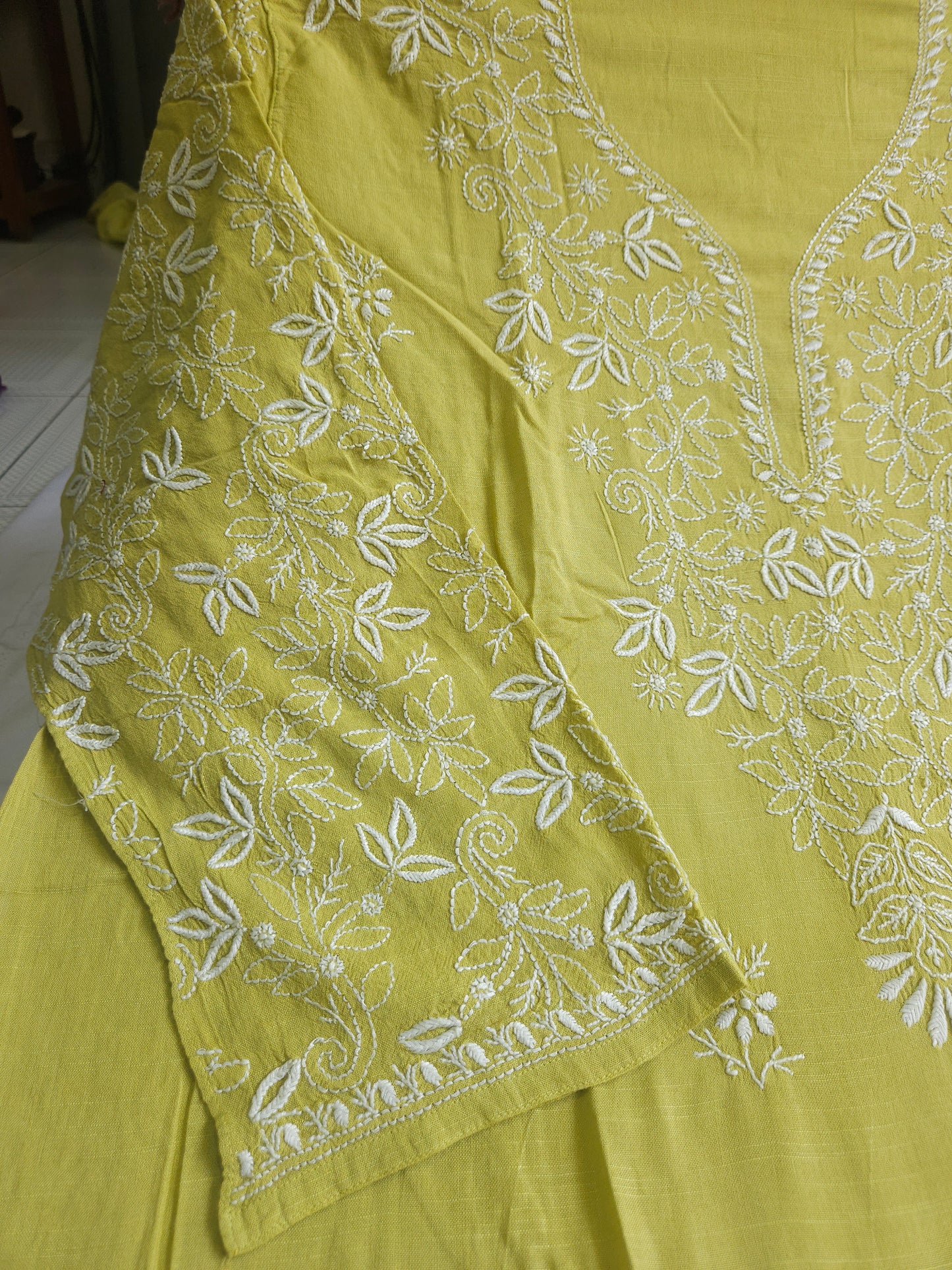 Linen Chikankari 2-Piece Suit