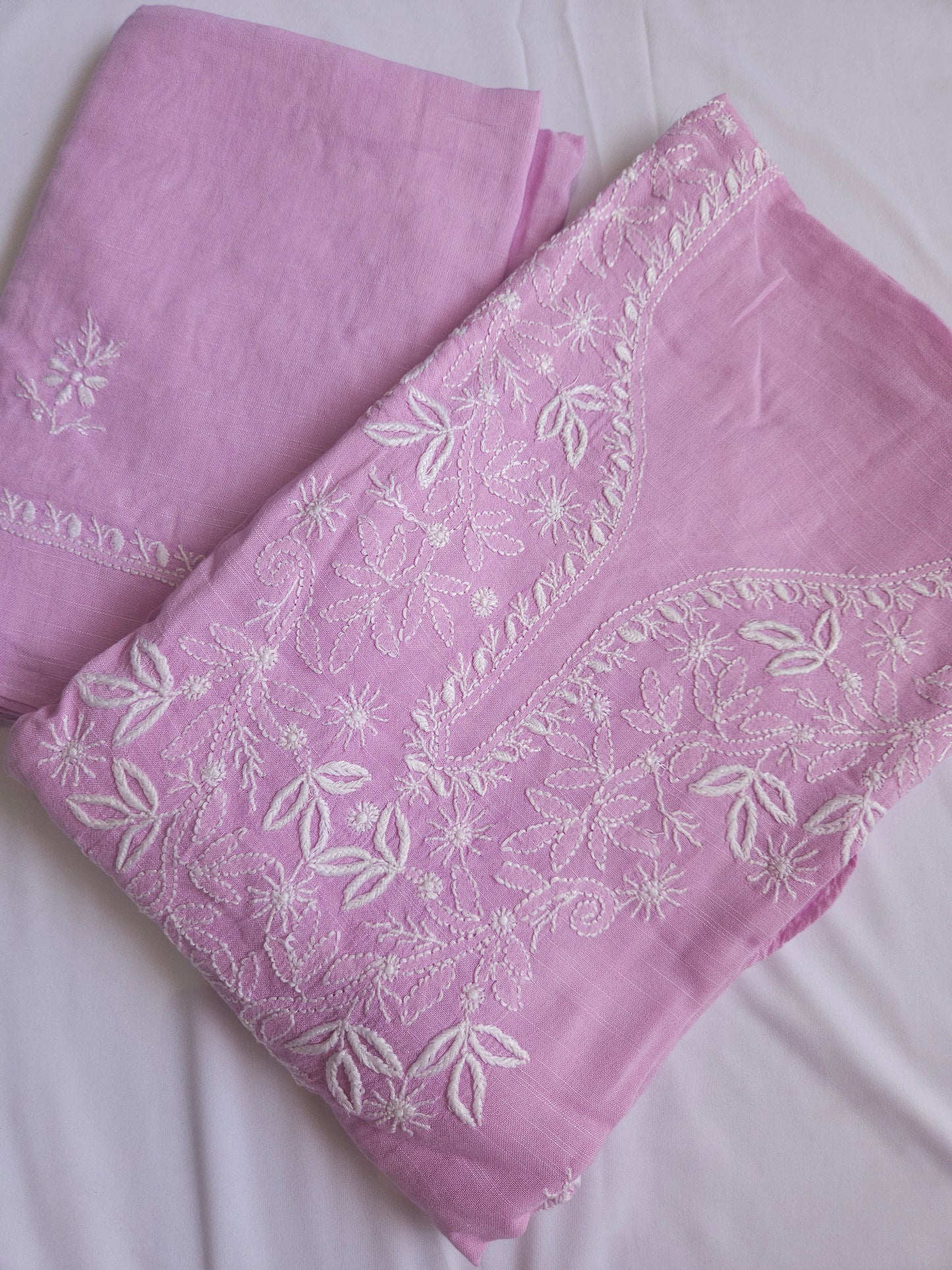 Linen Chikankari 2-Piece Suit