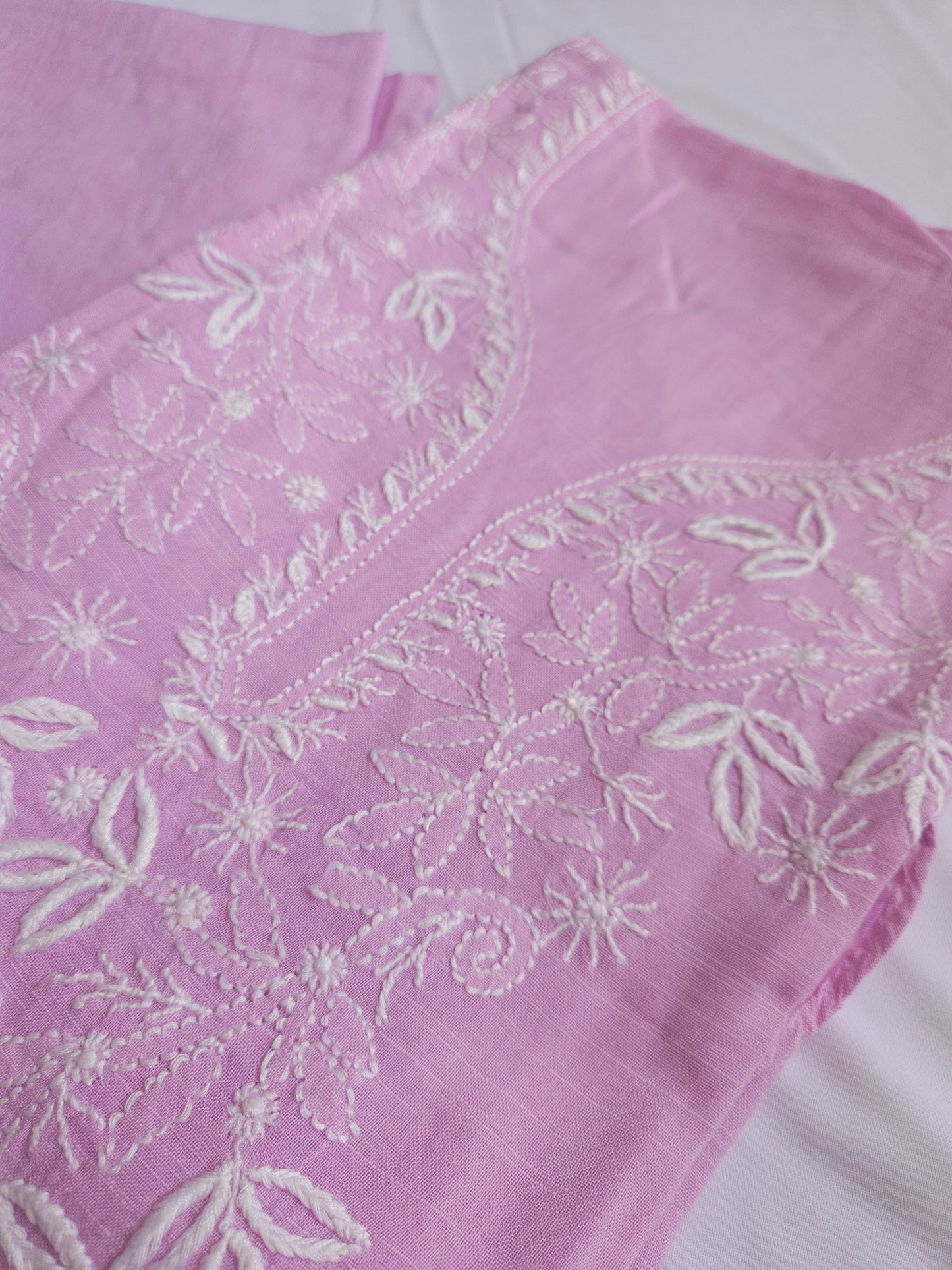 Linen Chikankari 2-Piece Suit