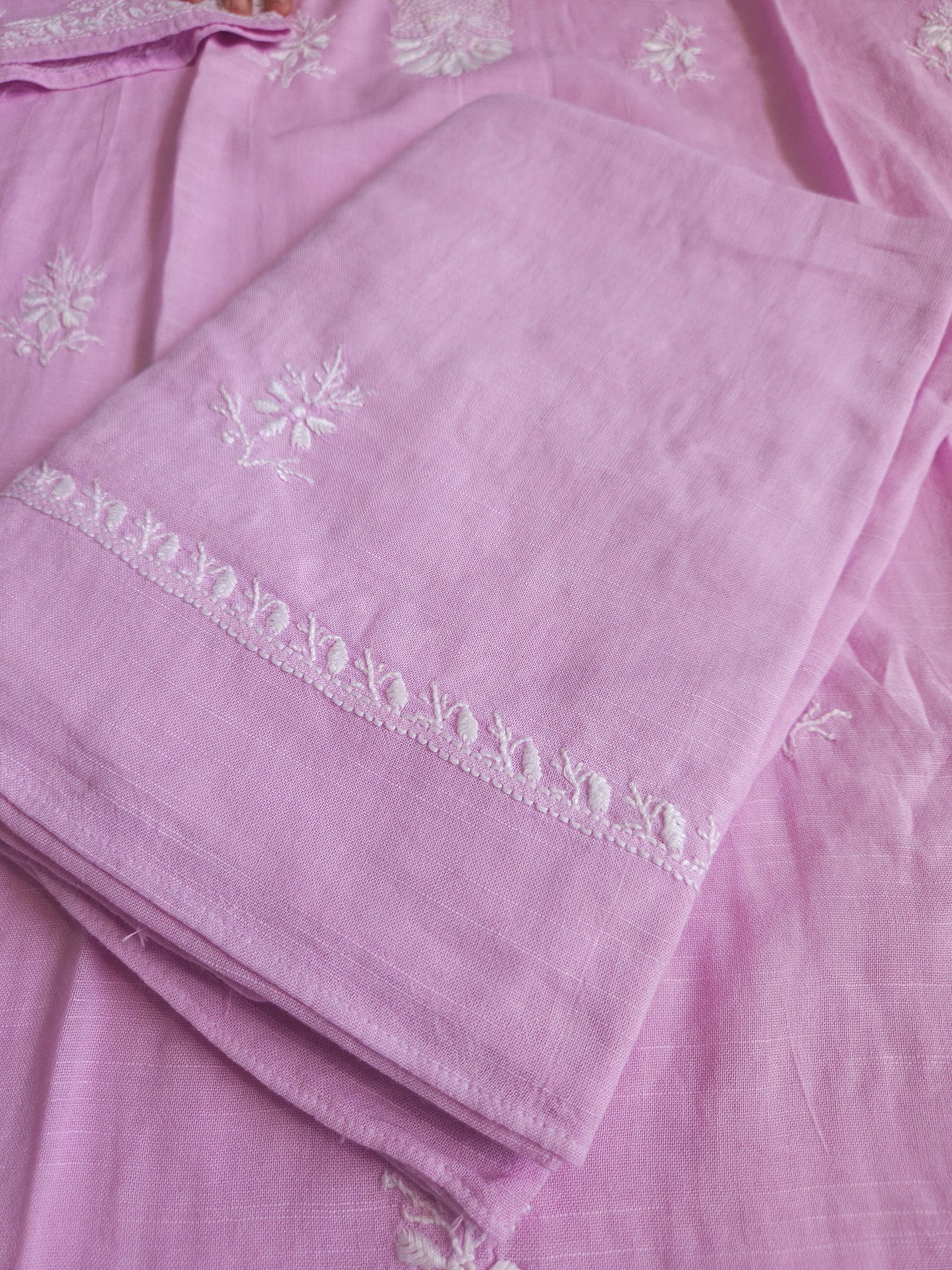 Linen Chikankari 2-Piece Suit