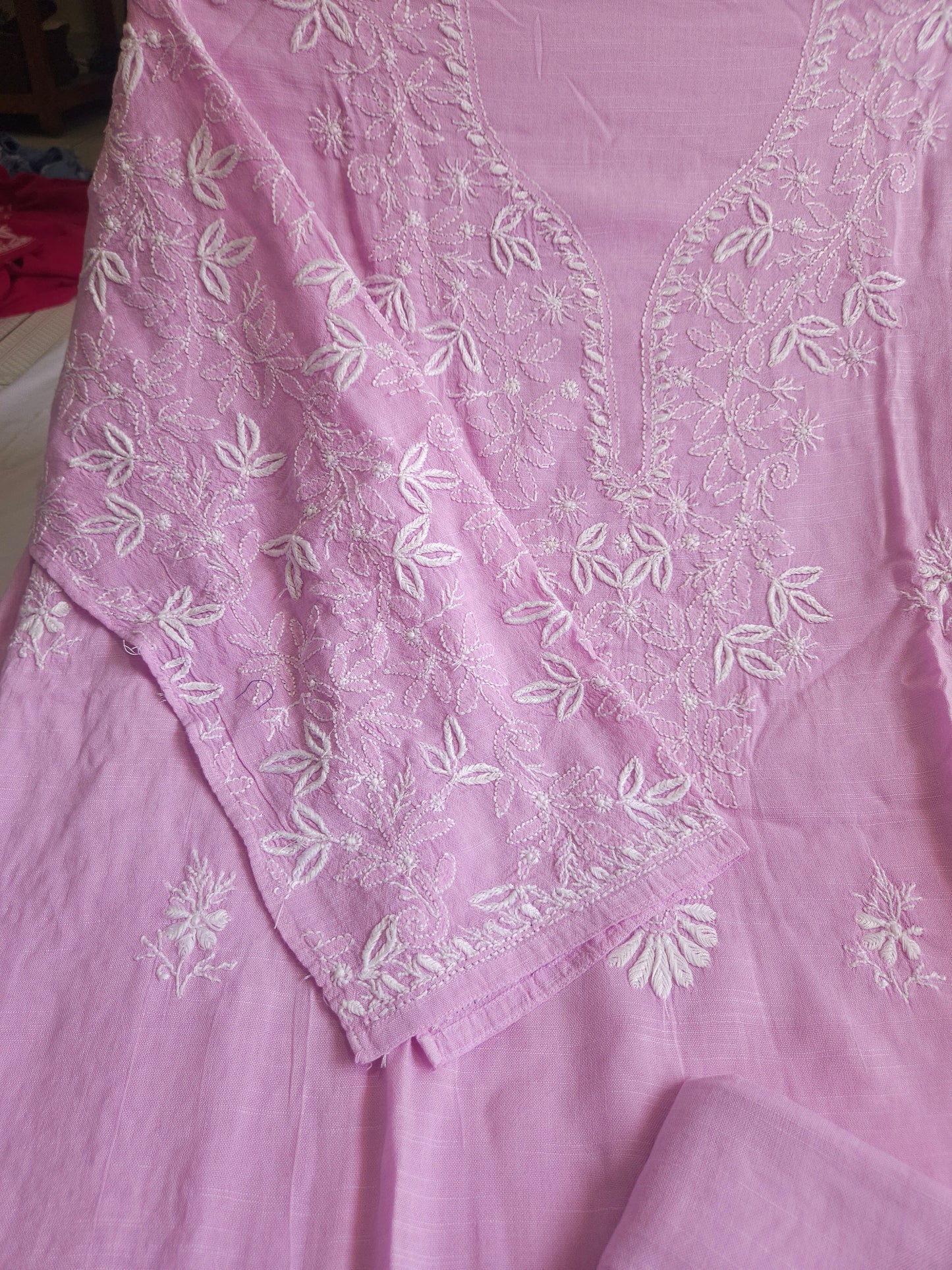 Linen Chikankari 2-Piece Suit