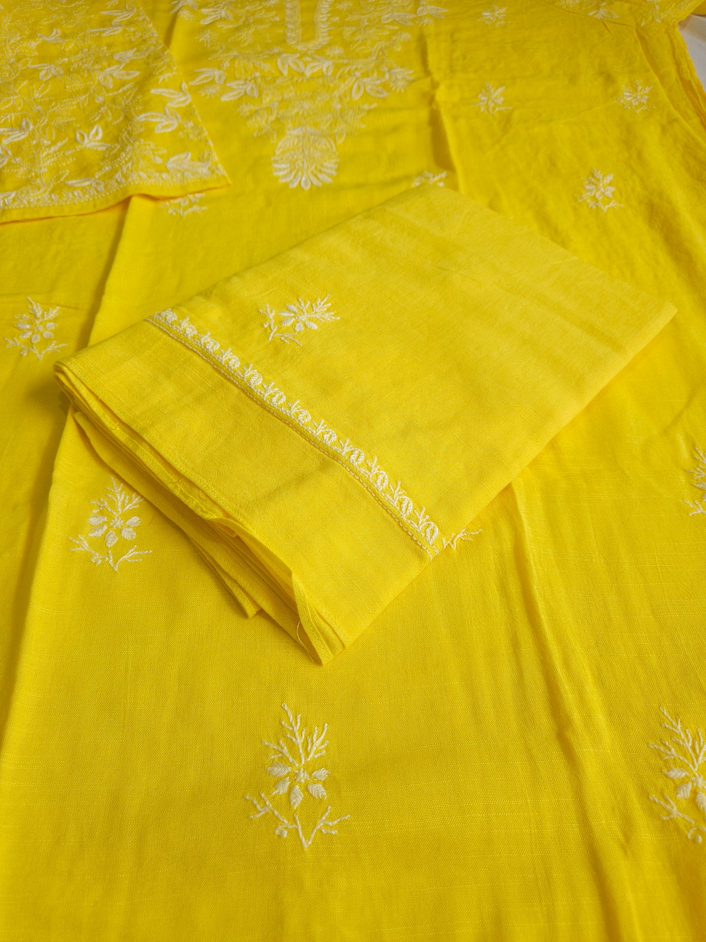 Linen Chikankari 2-Piece Suit