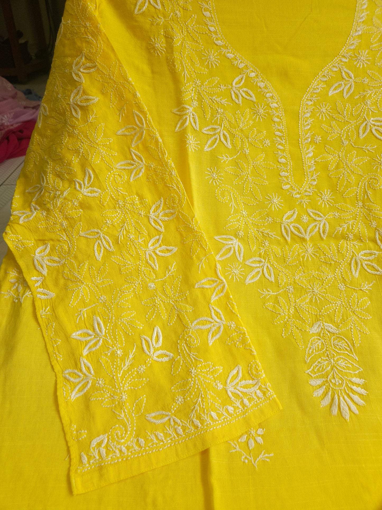 Linen Chikankari 2-Piece Suit