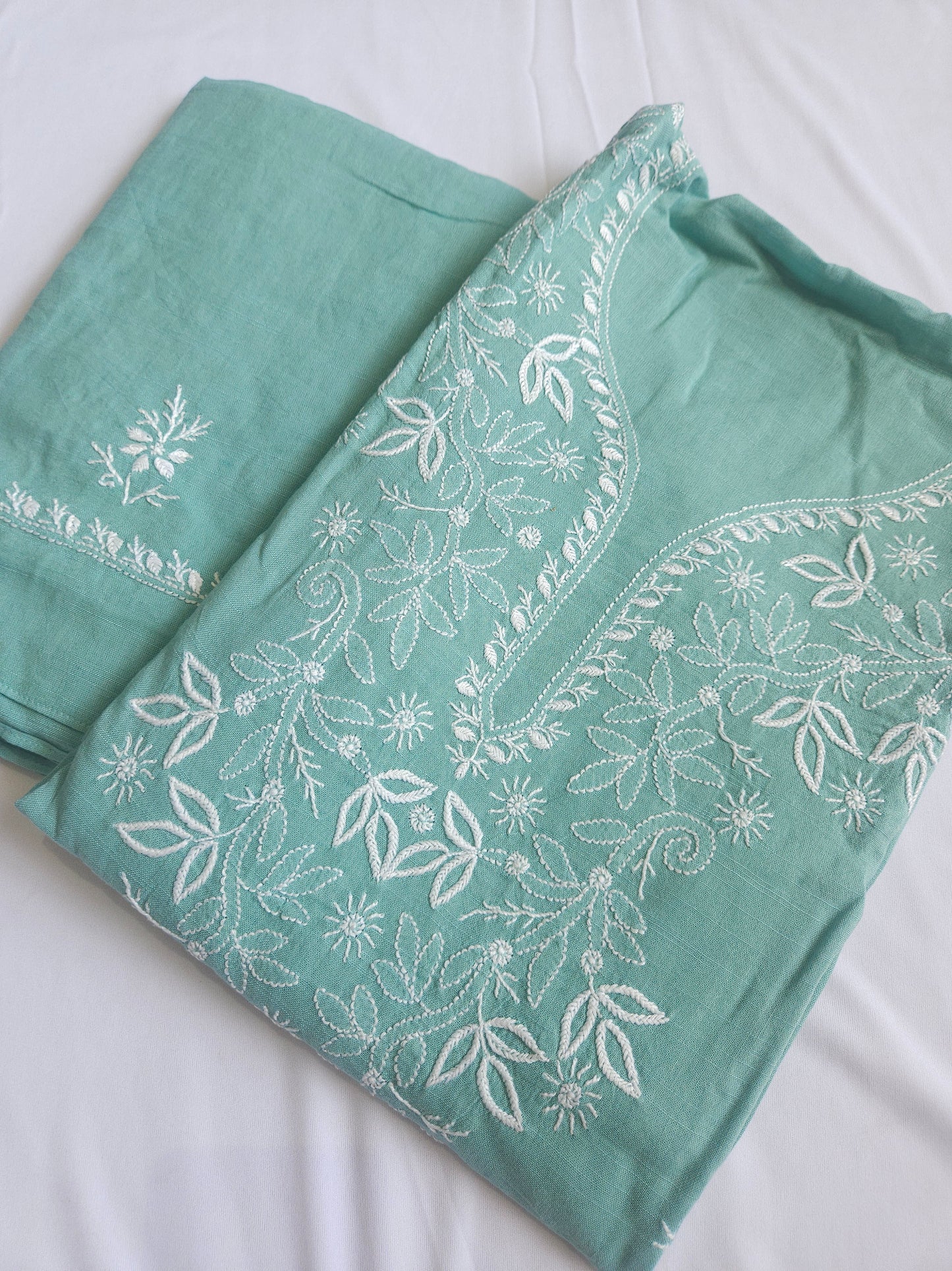 Linen Chikankari 2-Piece Suit