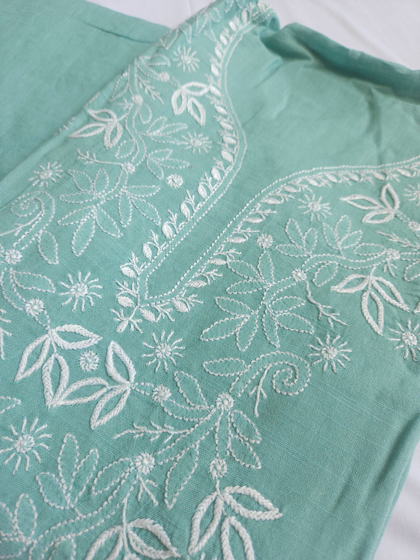 Linen Chikankari 2-Piece Suit