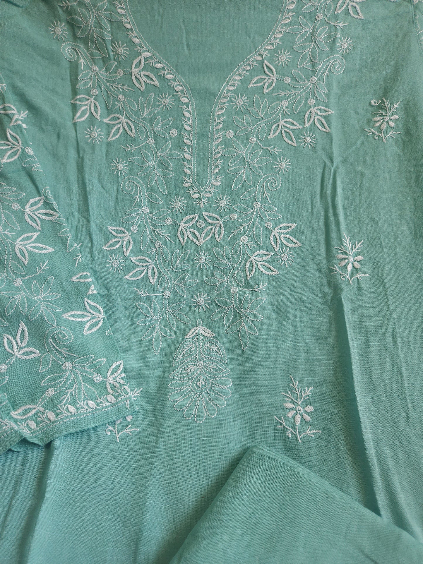 Linen Chikankari 2-Piece Suit
