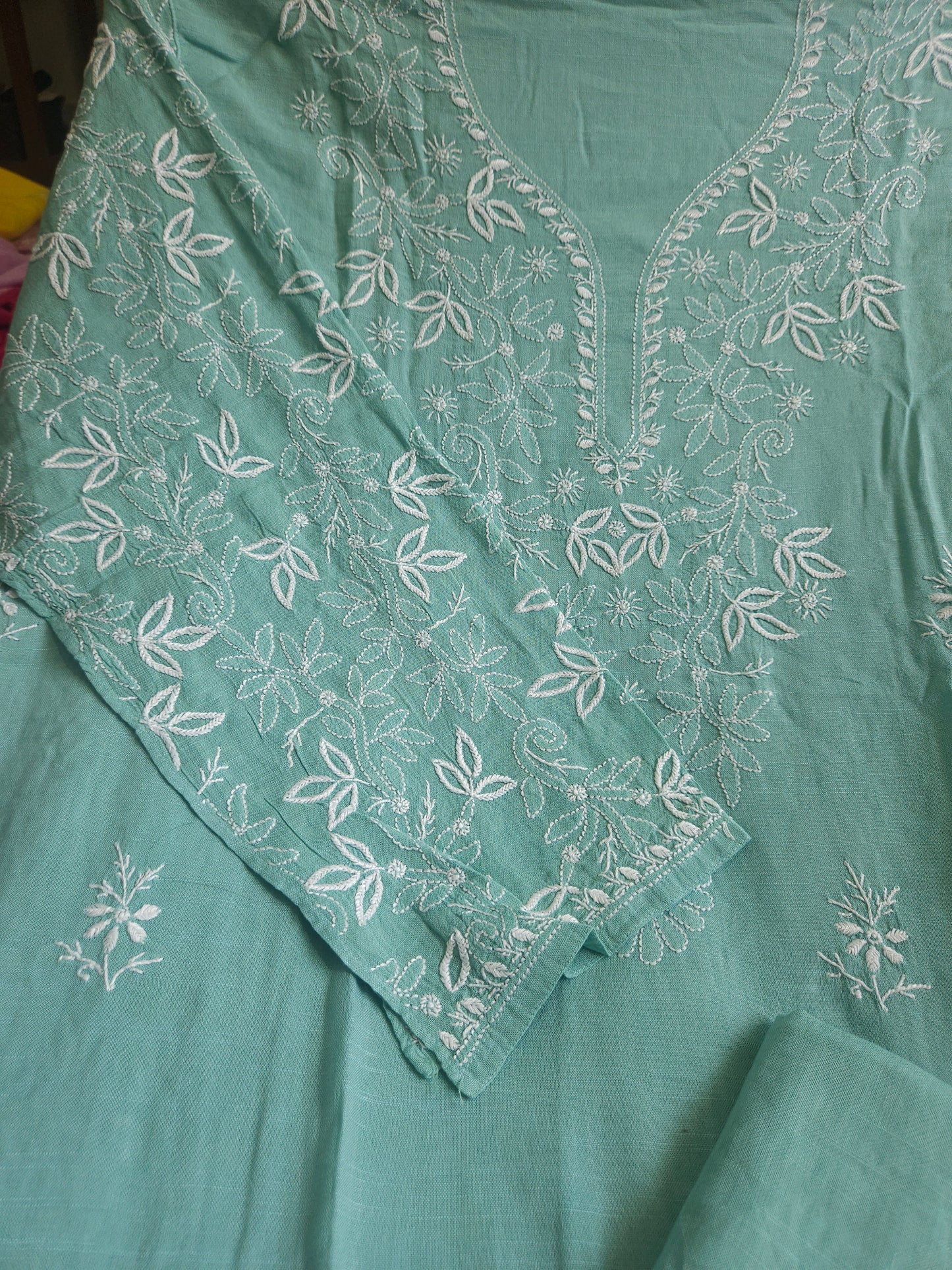 Linen Chikankari 2-Piece Suit