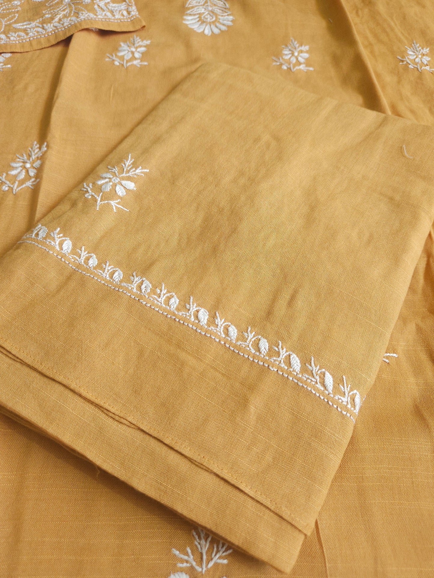 Linen Chikankari 2-Piece Suit