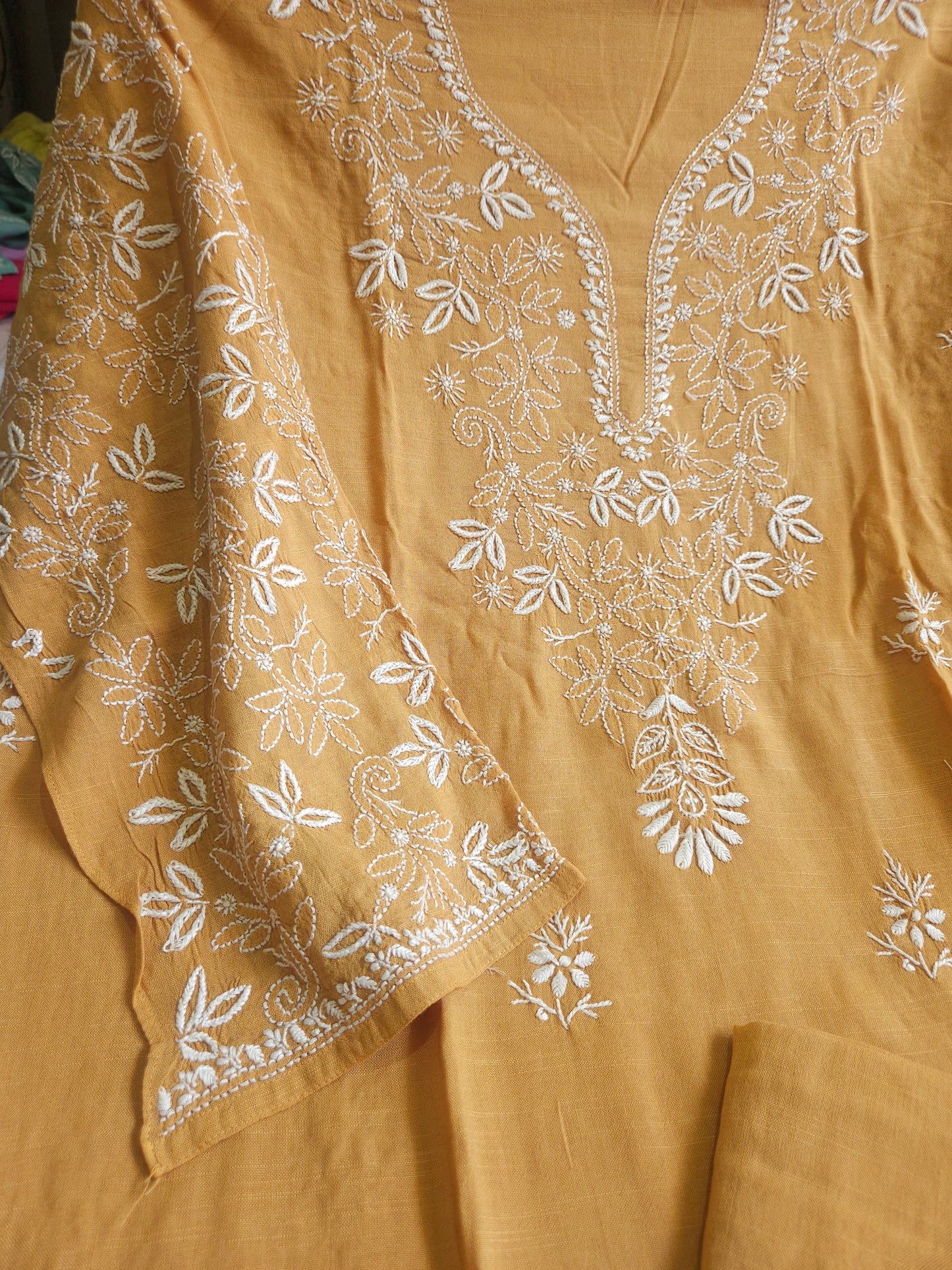 Linen Chikankari 2-Piece Suit