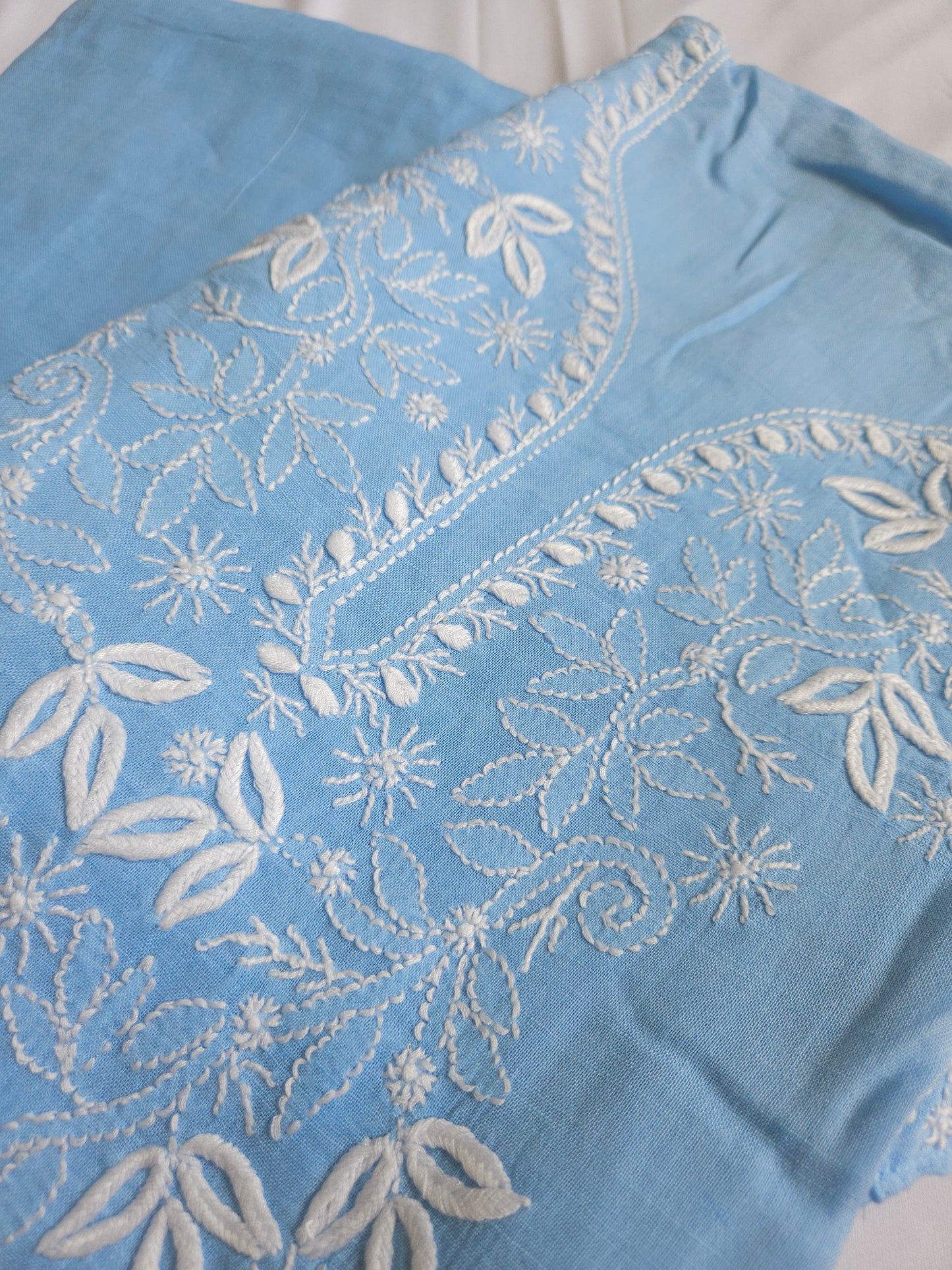 Linen Chikankari 2-Piece Suit