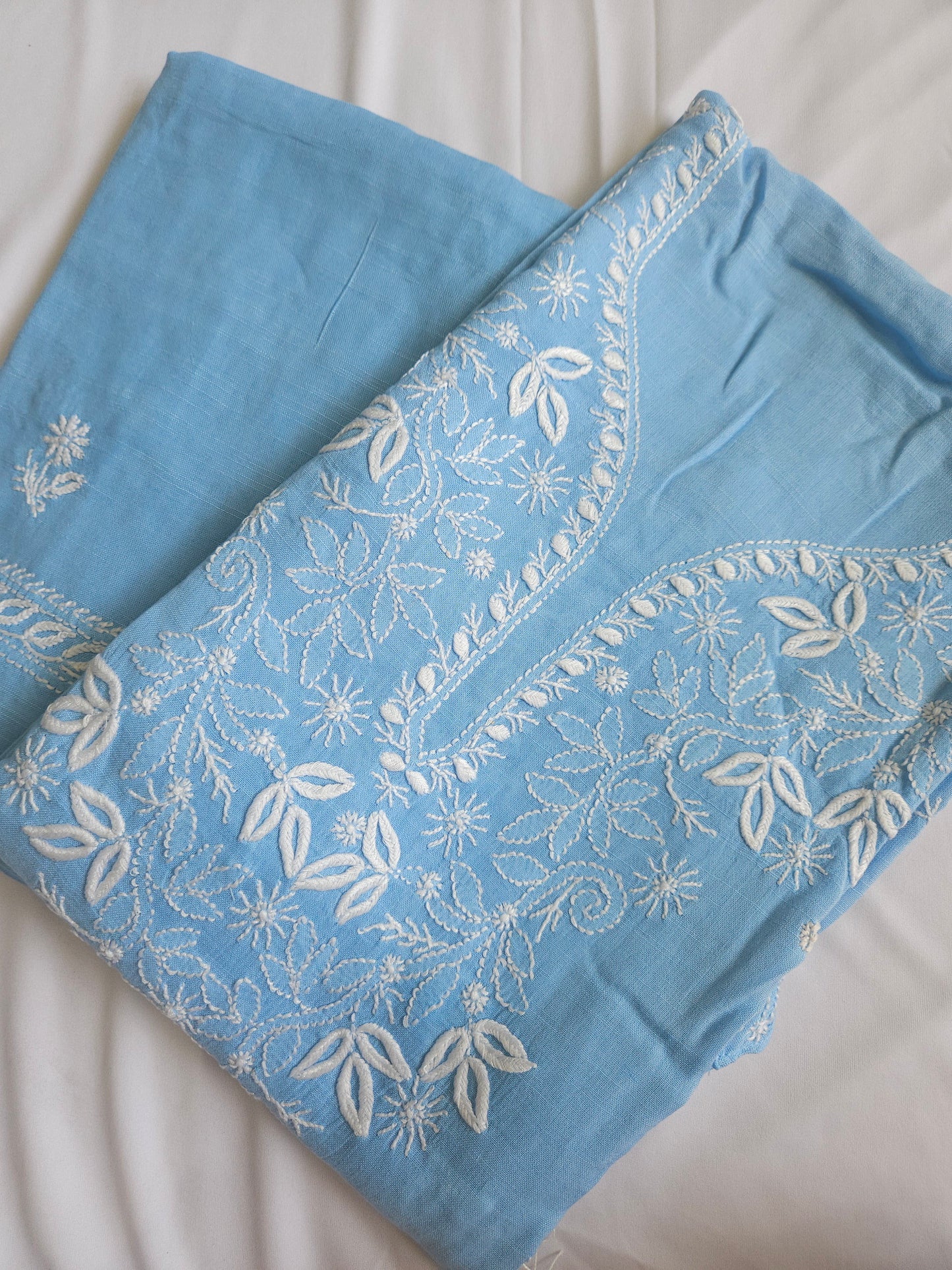 Linen Chikankari 2-Piece Suit