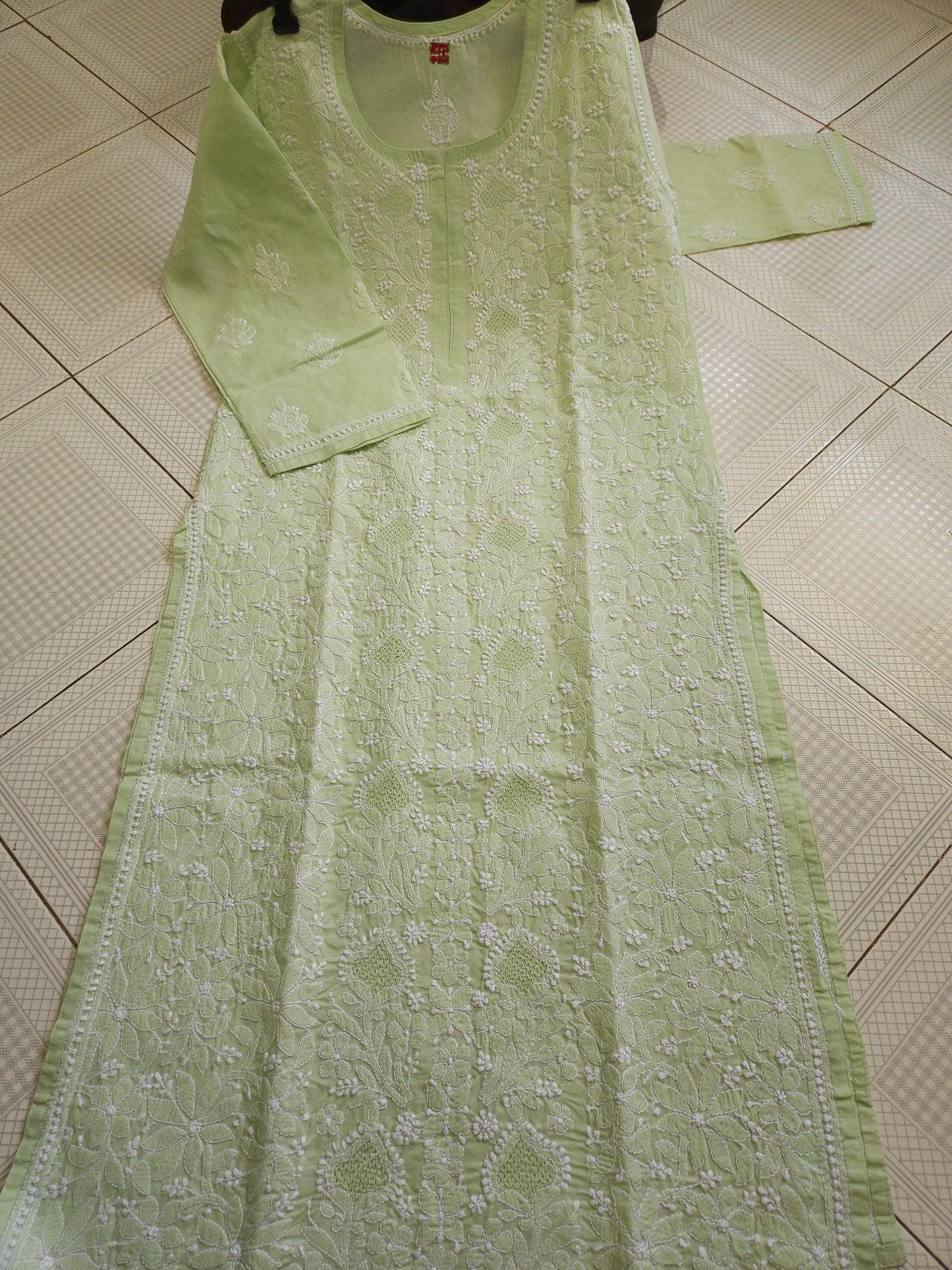 Cotton Voil Full Jaal Hand Jaali Kurti