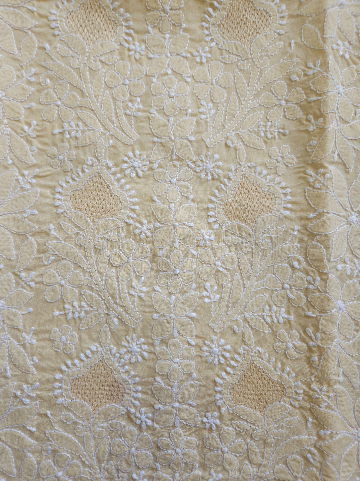 Cotton Voil Full Jaal Hand Jaali Kurti