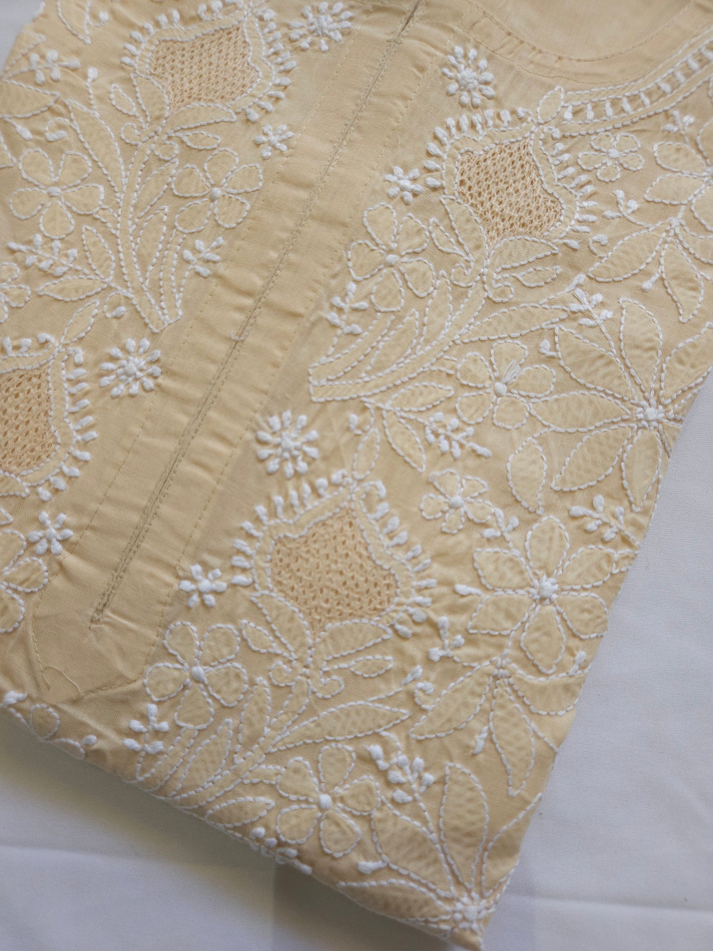 Cotton Voil Full Jaal Hand Jaali Kurti