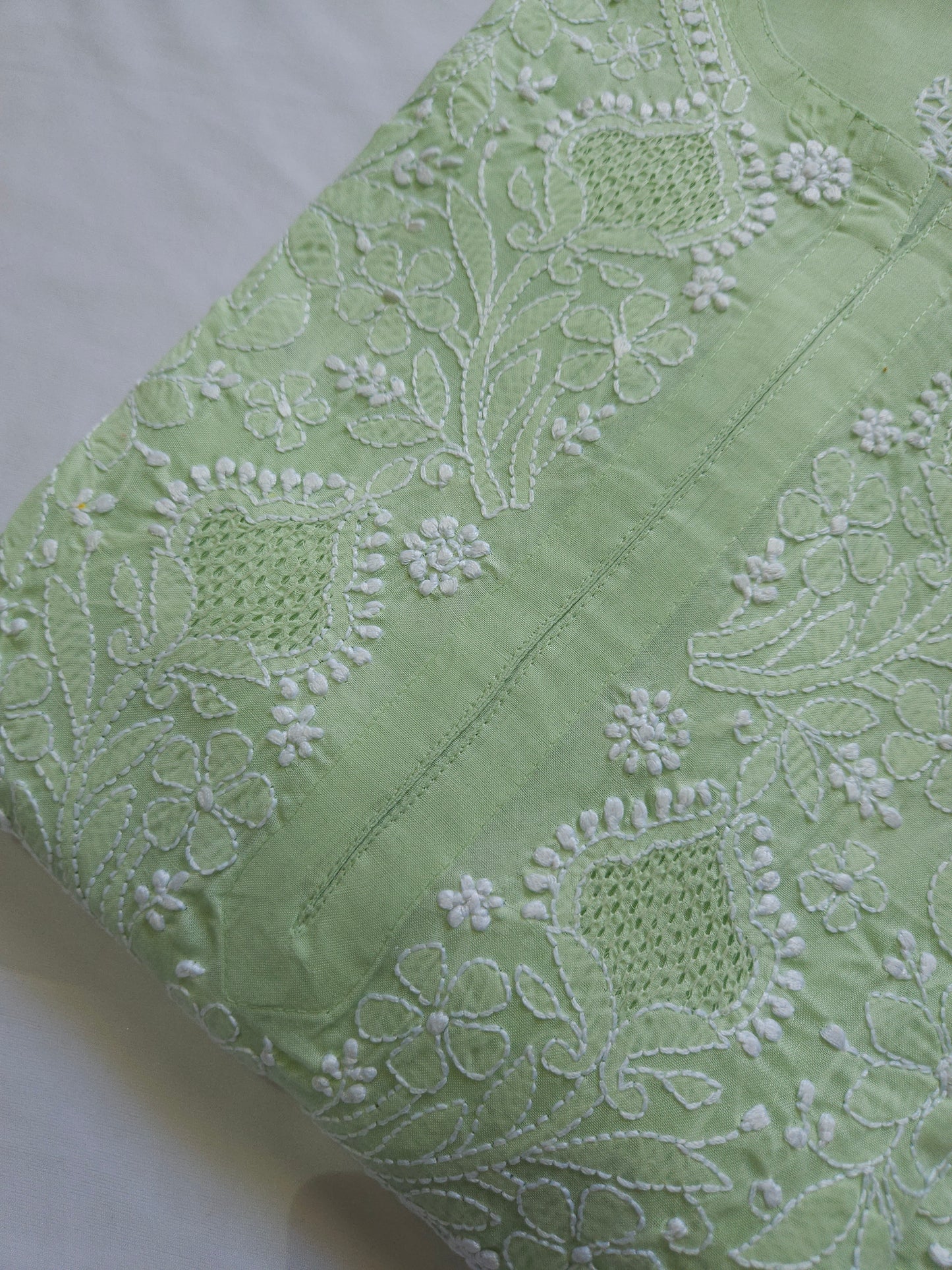 Cotton Voil Full Jaal Hand Jaali Kurti