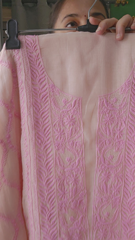 Product Code MCS012 Malmal Chanderi Unstitched Set