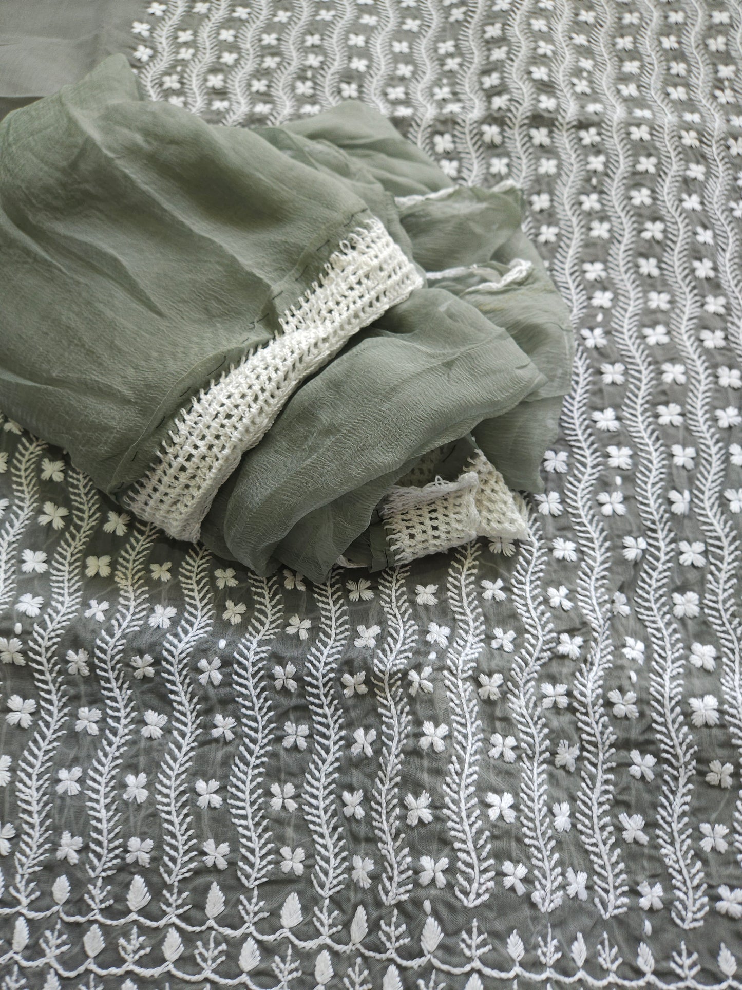 Cotton Voil 3Piece Chikankari Suit CSS005
