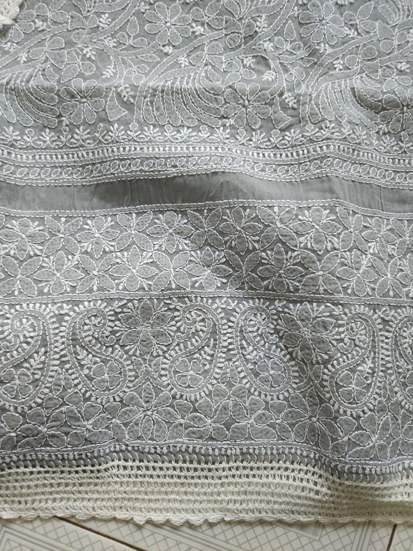 Cotton Voil 3Piece Chikankari Suit CSS003