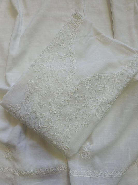 Linen Chikankari 2-Piece Set (PS073)