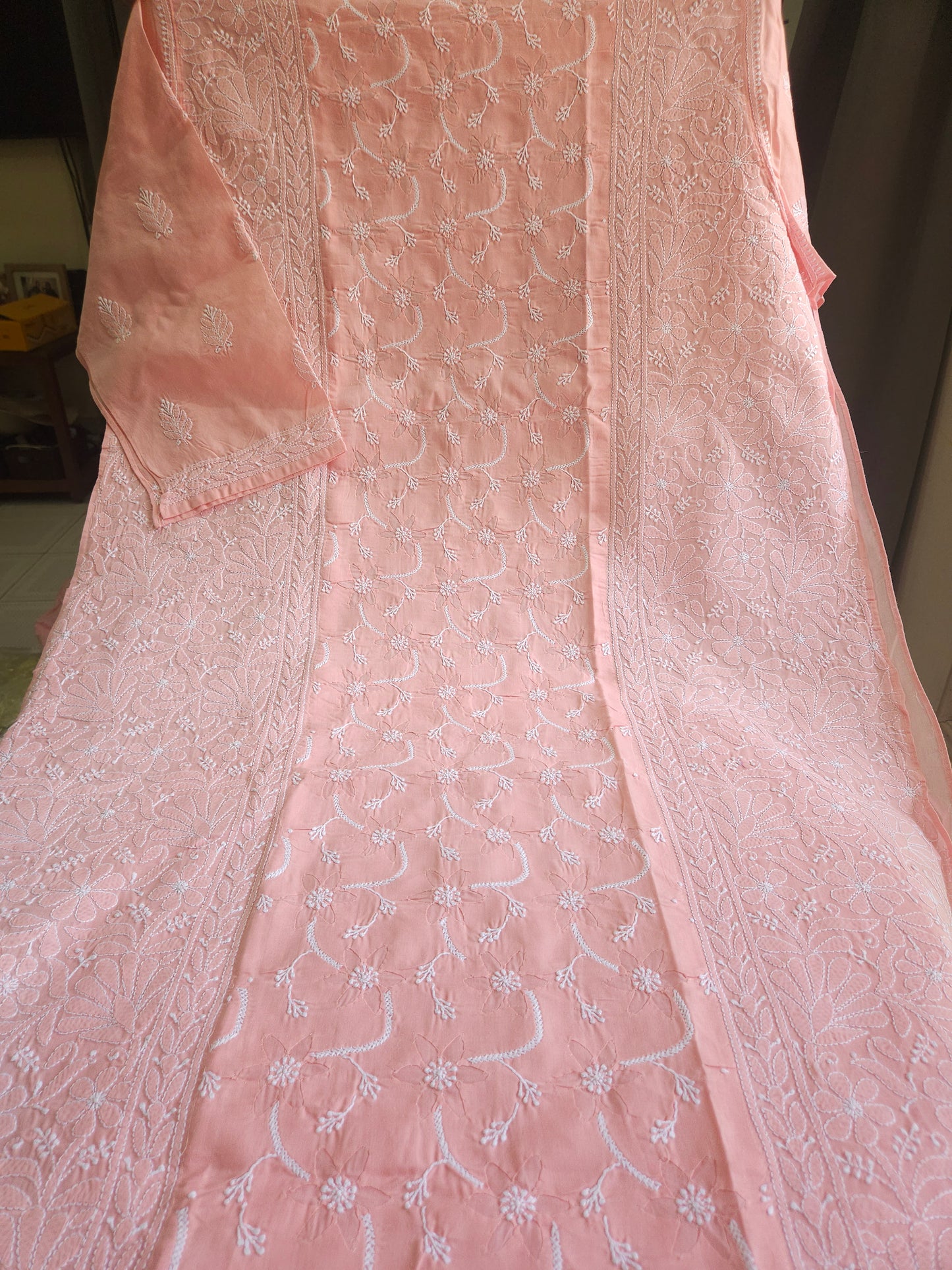 Cotton Voil Daraz Chikankari Kurti