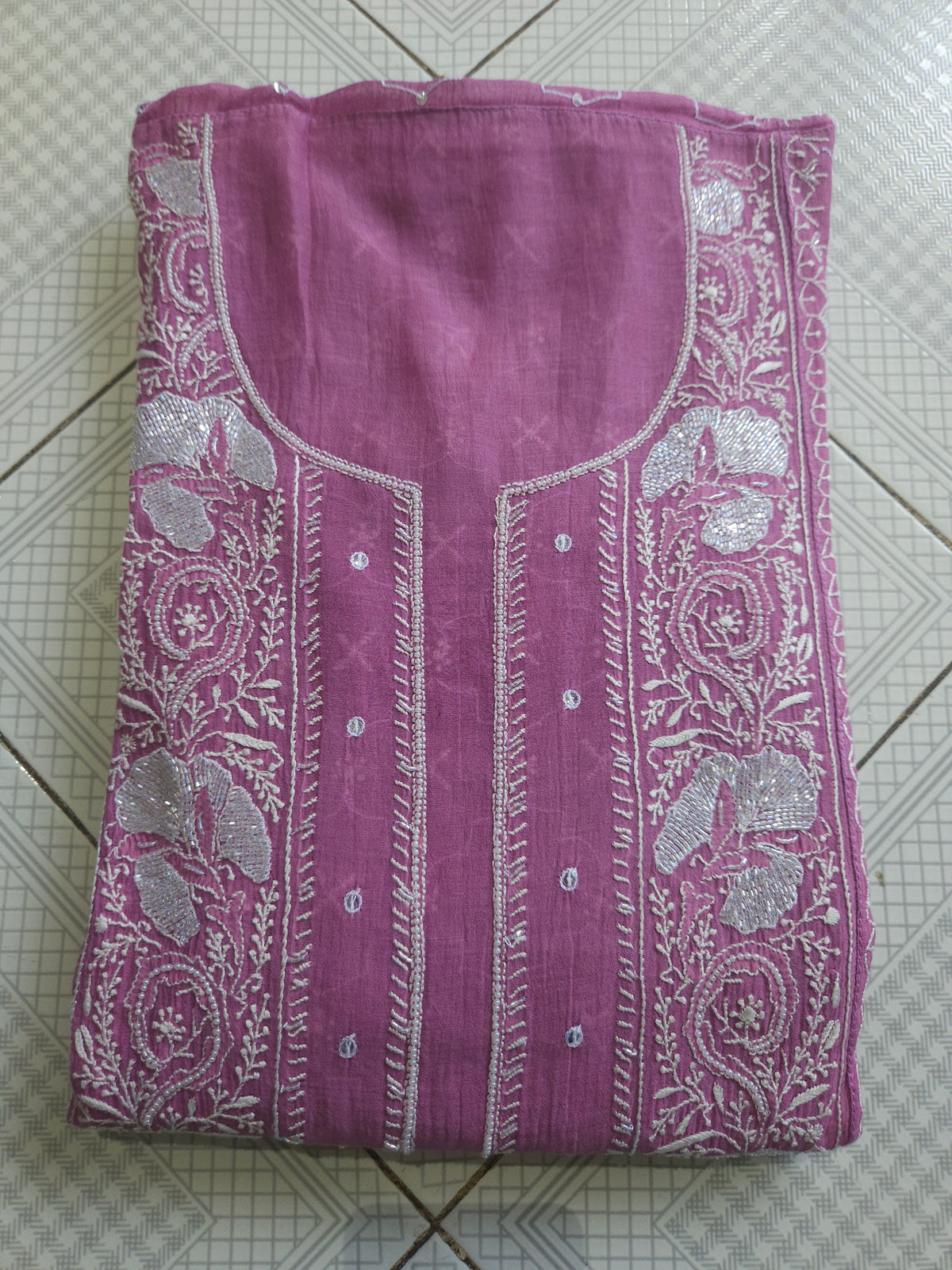 2Piece Malmal Chanderi Suit Set PSC169