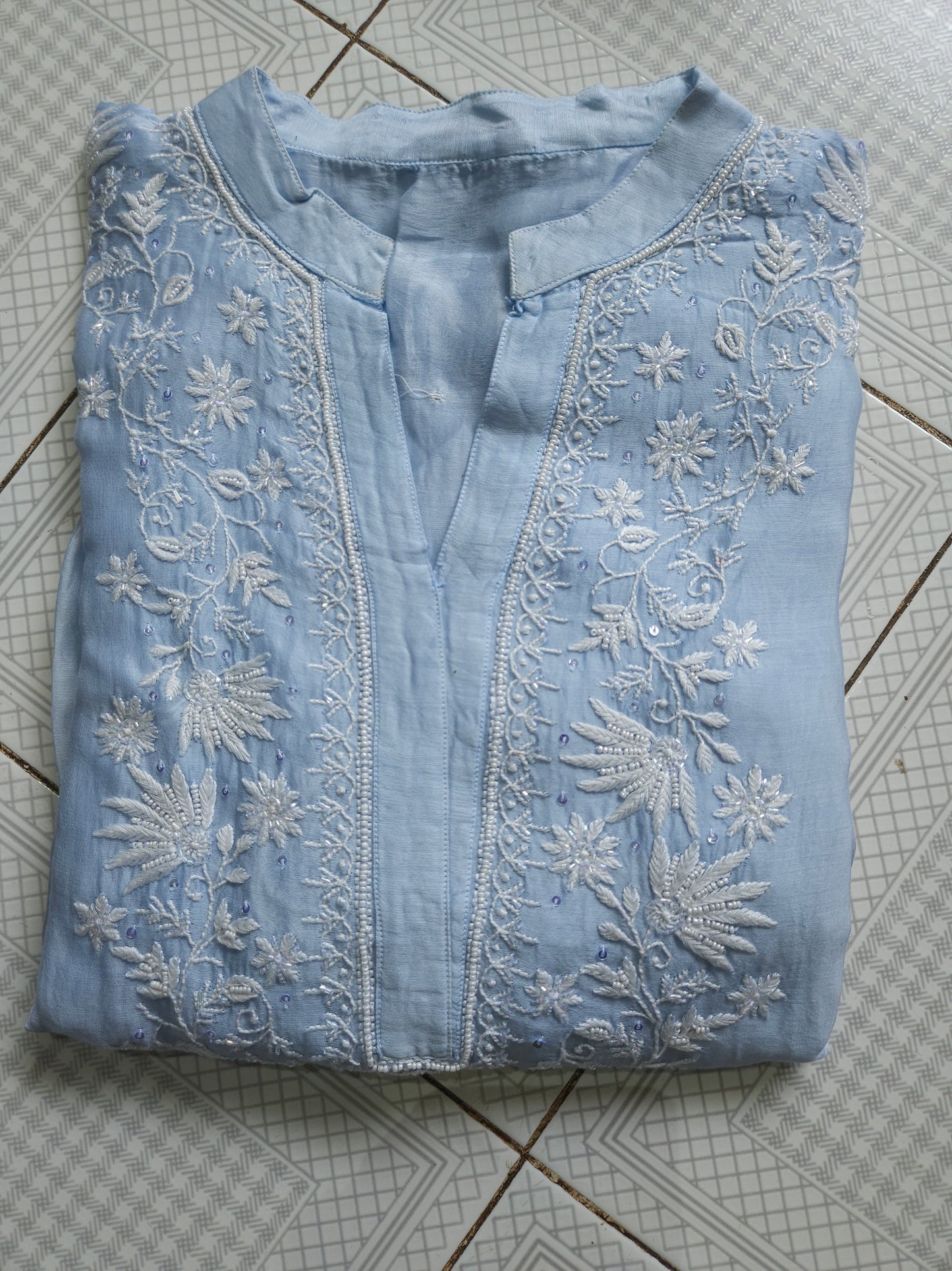 2Piece American Chanderi Coord Set PSC043