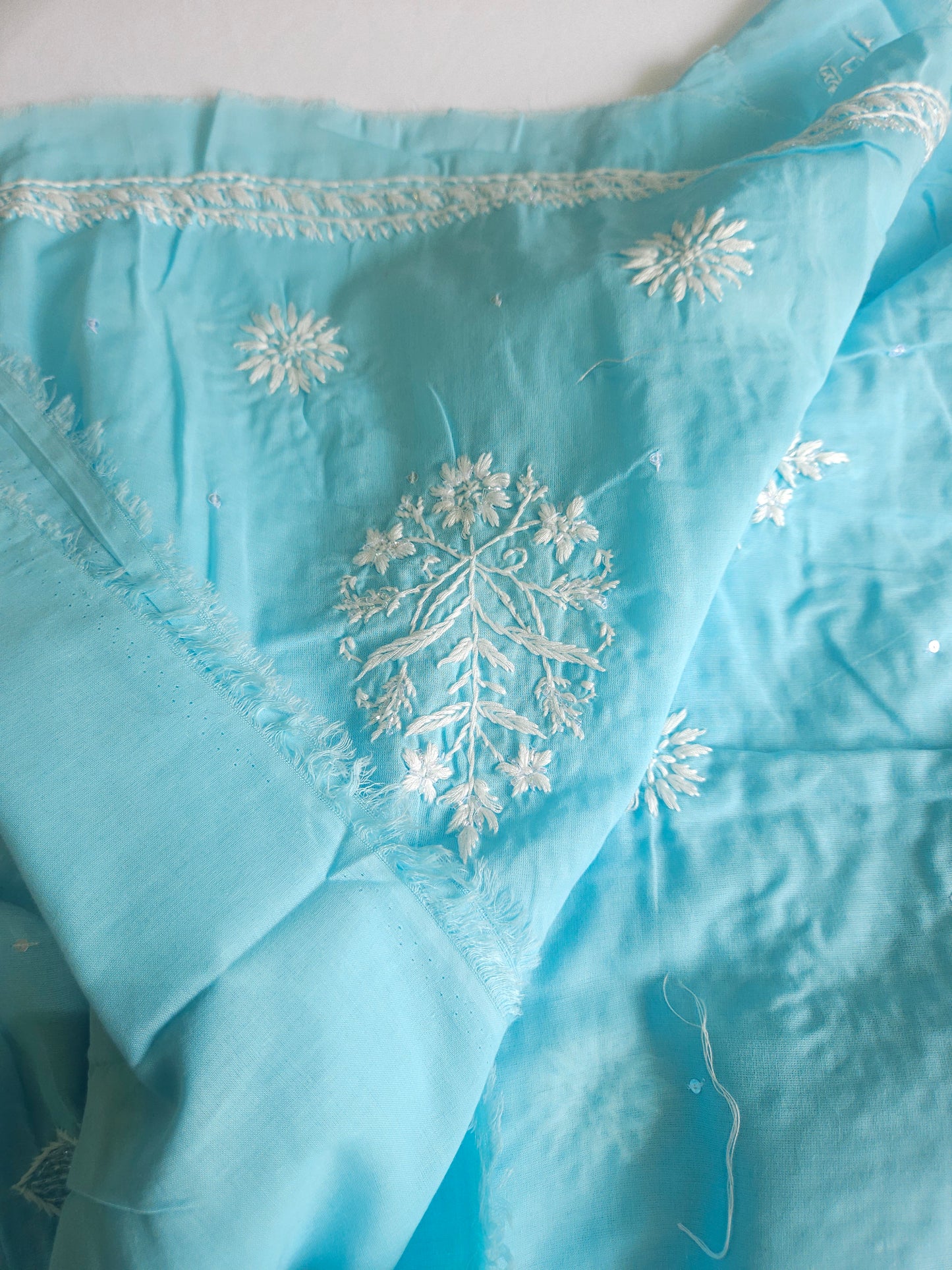 Cotton Unstiched Kurta Fabric with Addon