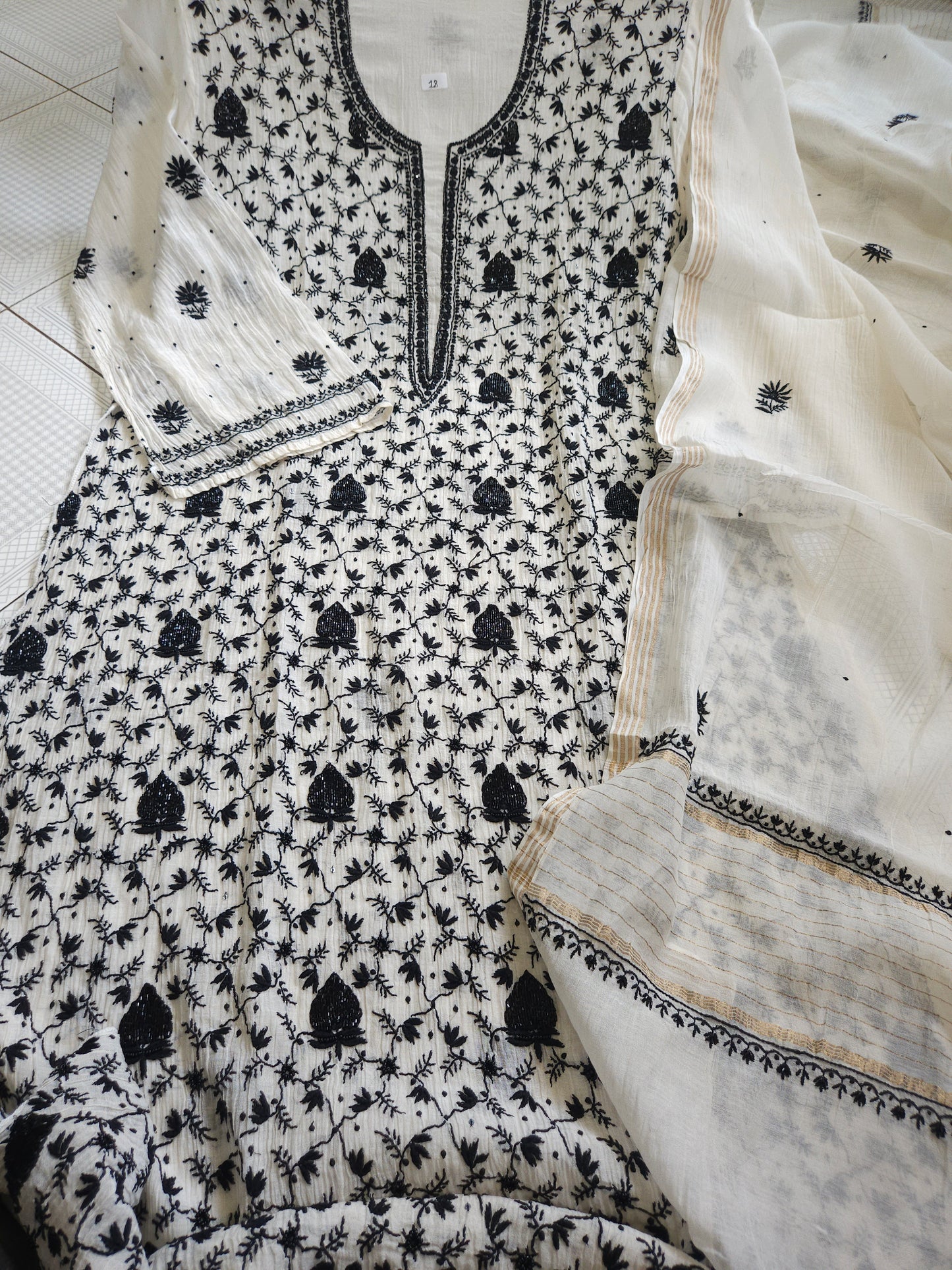 Malmal Chanderi 2Piece Suit set