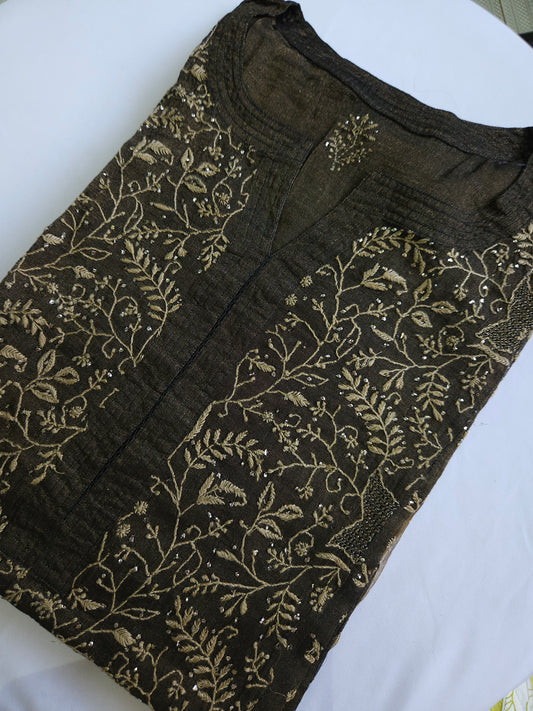 Pure Zari Tissue 2-Piece Suit (PSC123)