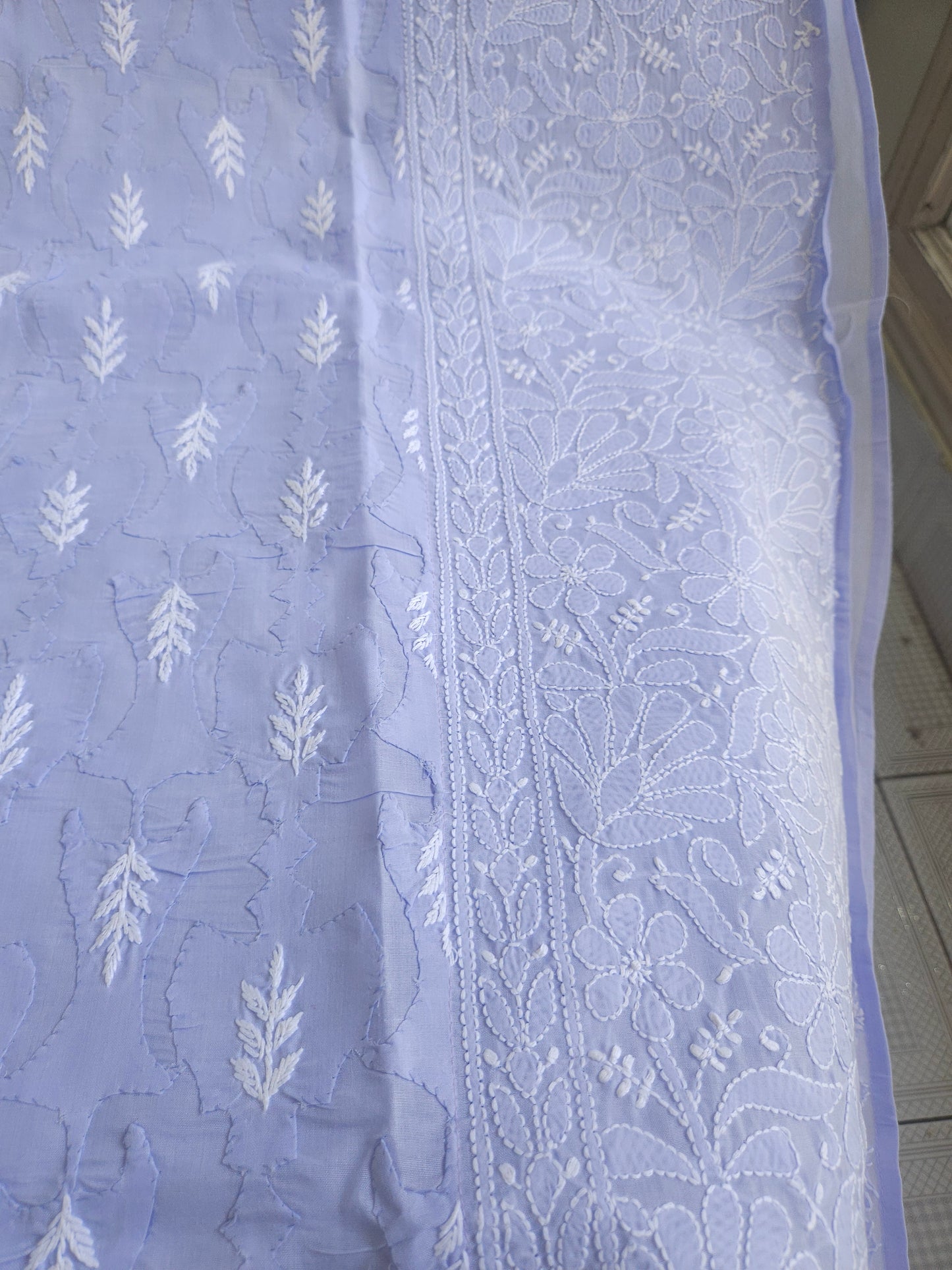 Cotton Voil Daraz Chikankari Kurti