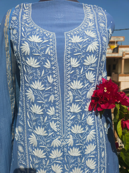 Malmal Chanderi 2-Piece Suit (PSC116)