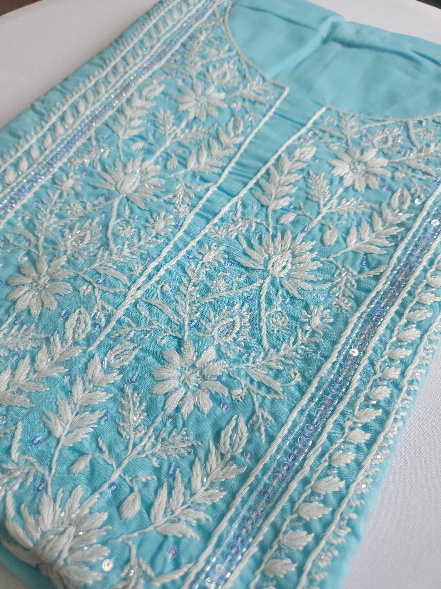 Cotton Unstiched Kurta Fabric with Addon