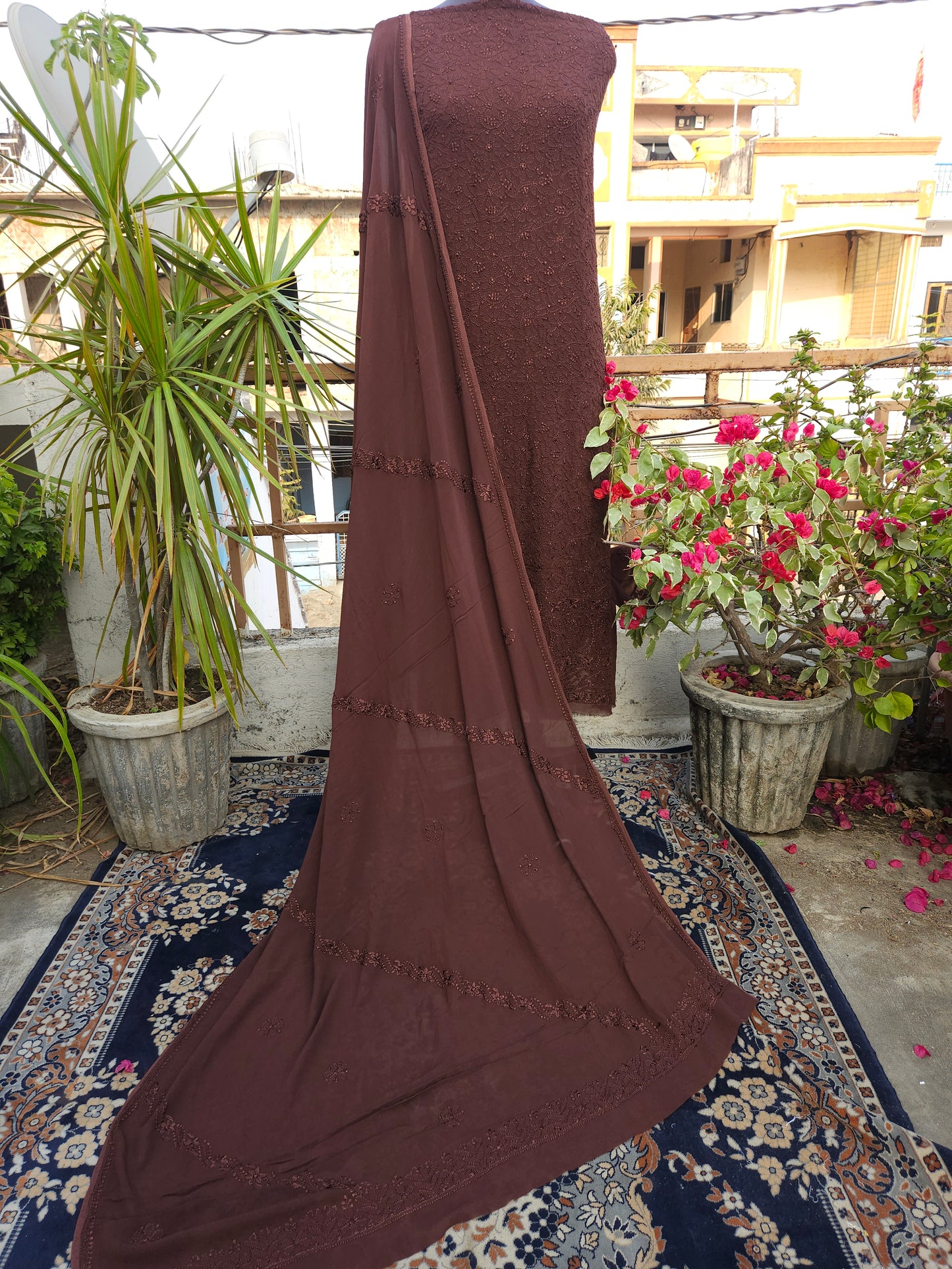 Viscose Georgette 2-Piece Suit (PSC039)