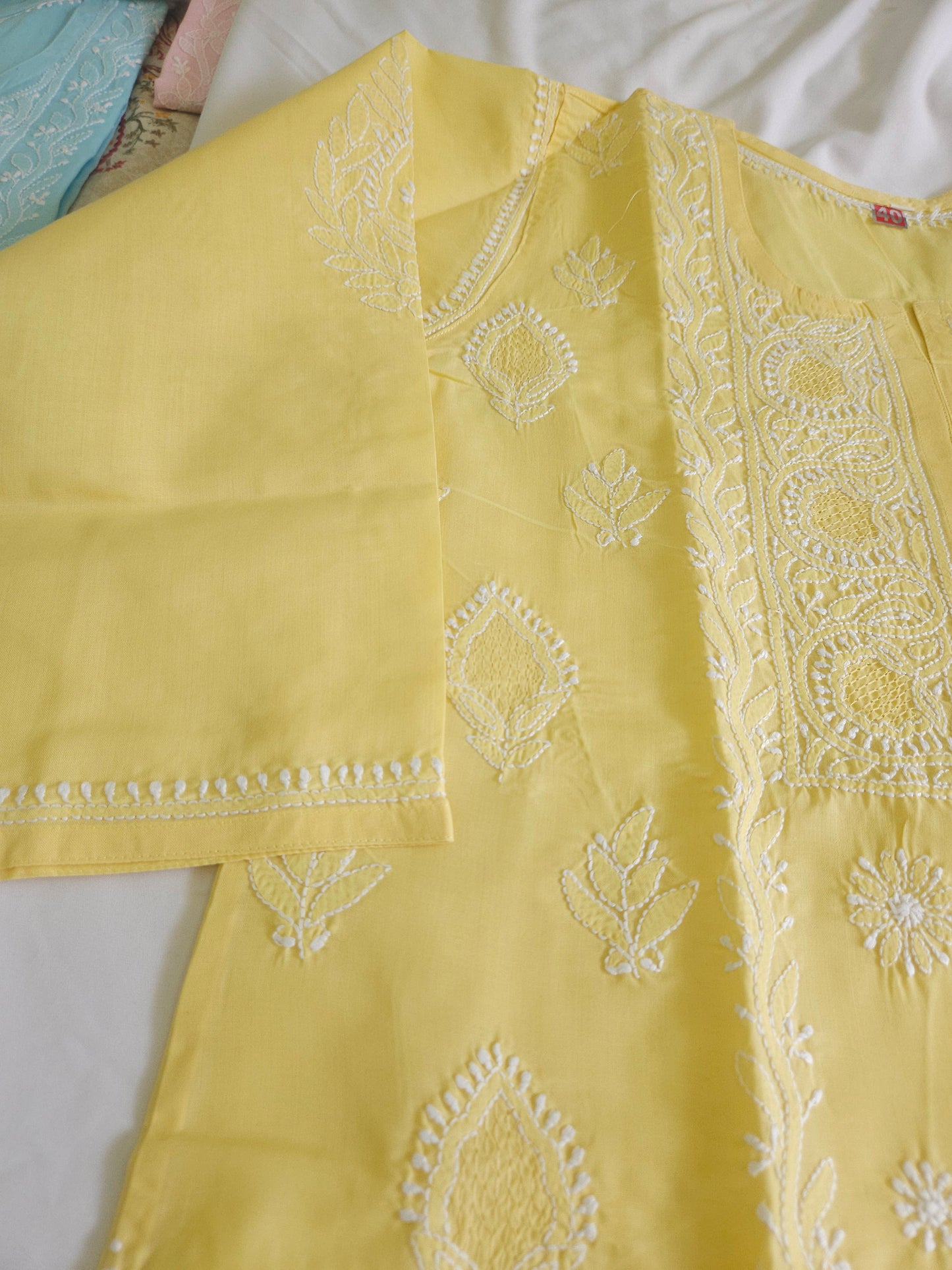 Cotton Voil Stitched Kurtas Design001 (12 Colours Avlb )